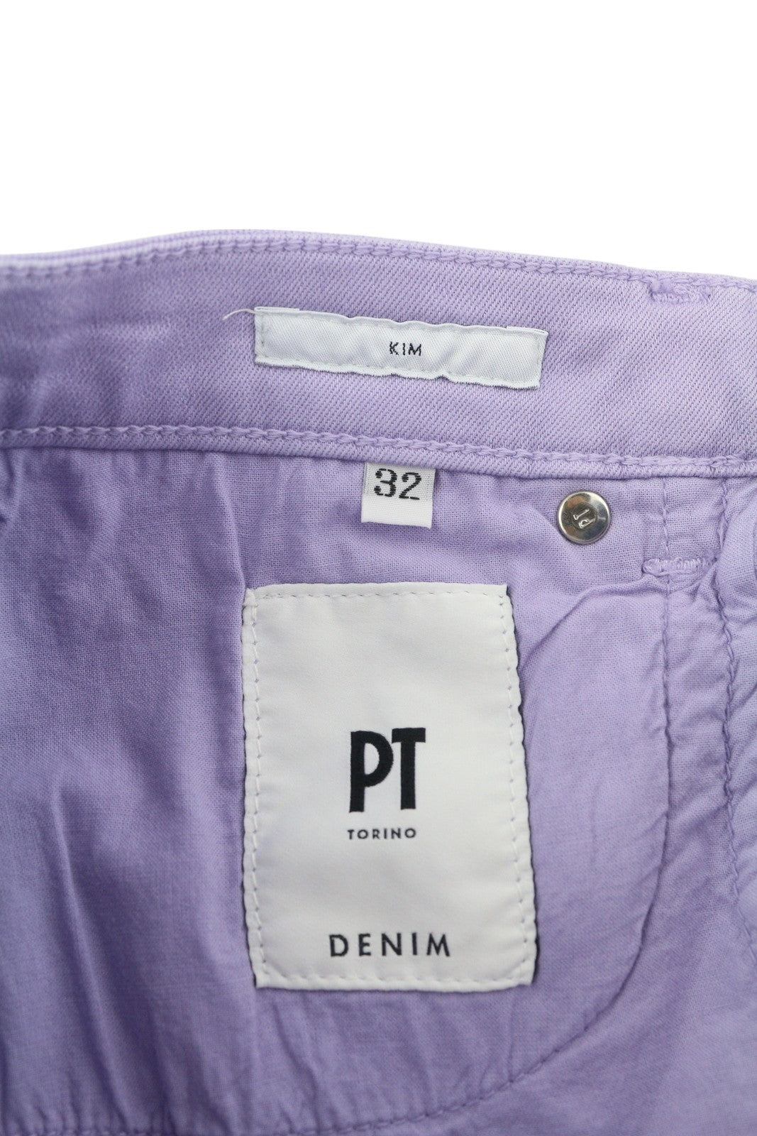 PT TORINO Kim Womens Jeans W32 Violet Purple Bootcut  Stretch Ankle RRP€225