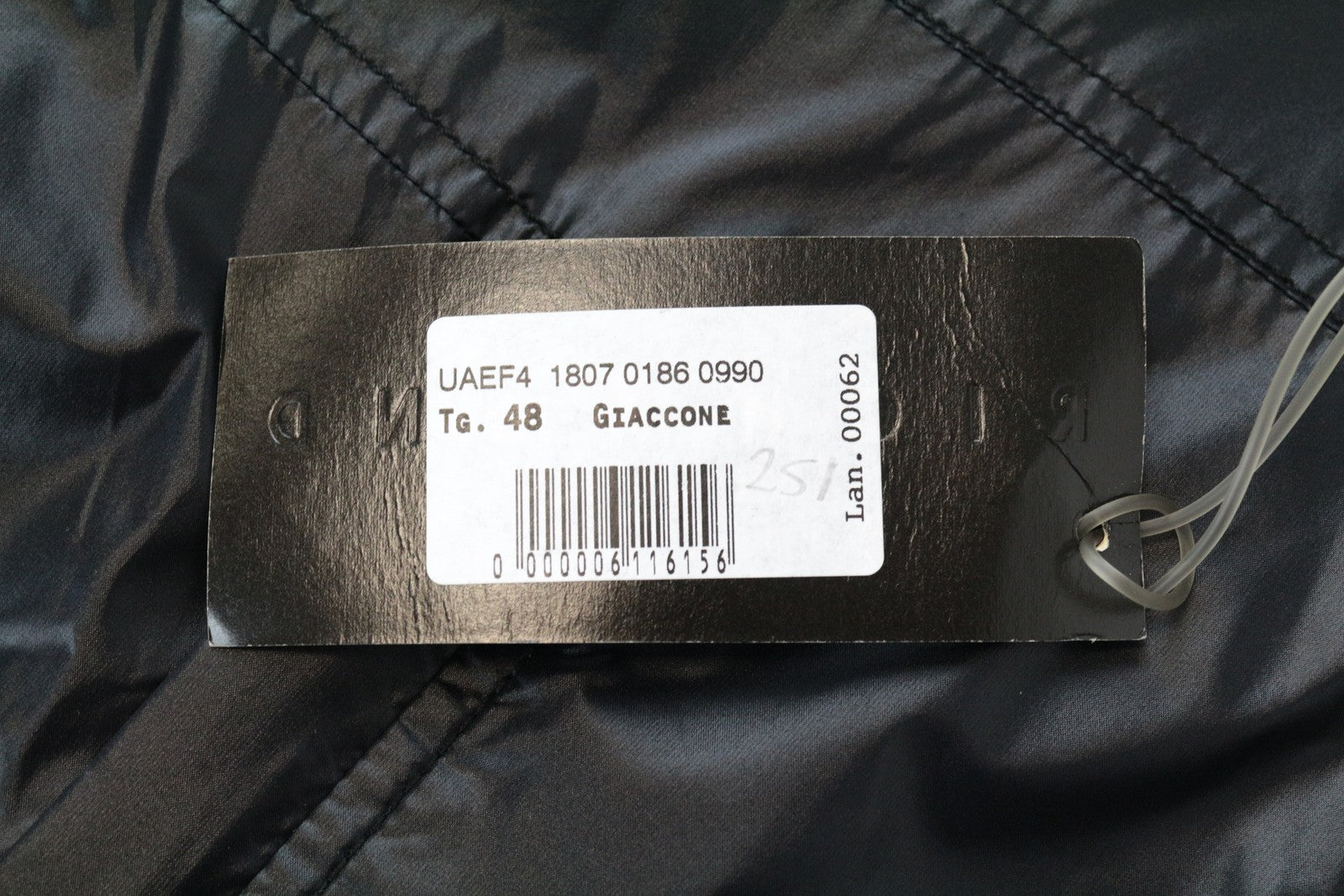 RICHMOND Men's 48 Navy Jacket Lightweight Single-Breasted Long Sleeve Casual