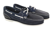 TIMBERLAND 26609 Women Shoes EU38/38.5 Dark Blue Leather Boat Slip Almond Toe