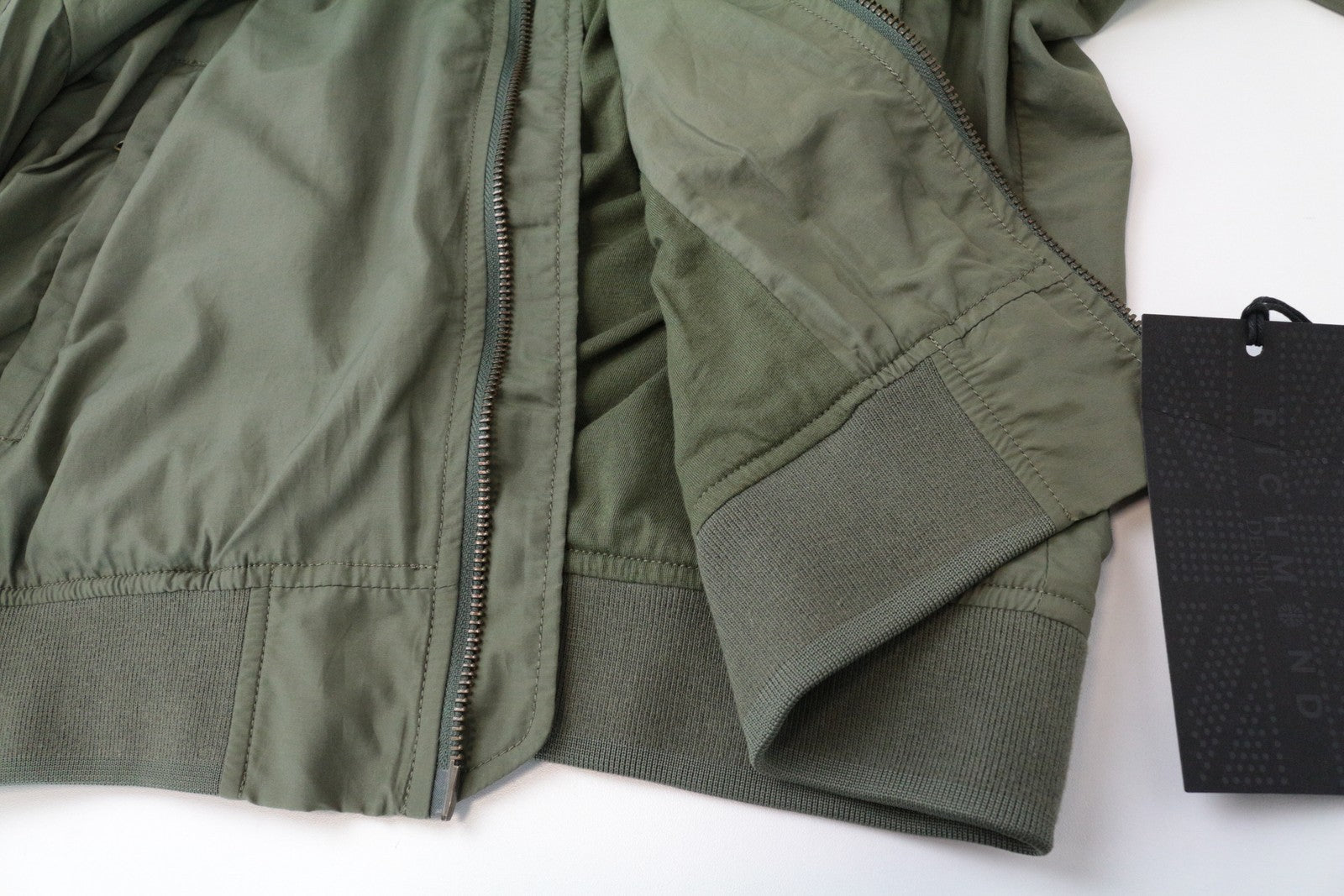 RICHMOND Men's 48 Green Lightweight Casual Long Sleeve Single-Breasted Jacket