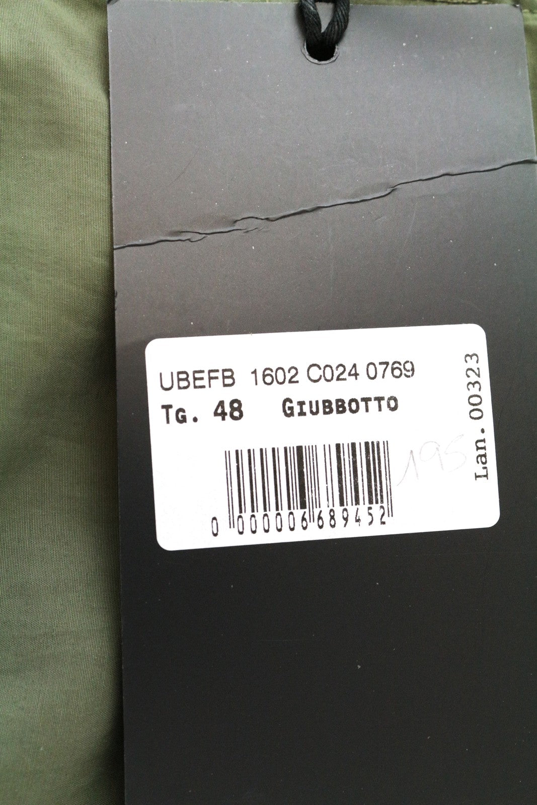 RICHMOND Men's 48 Green Lightweight Casual Long Sleeve Single-Breasted Jacket