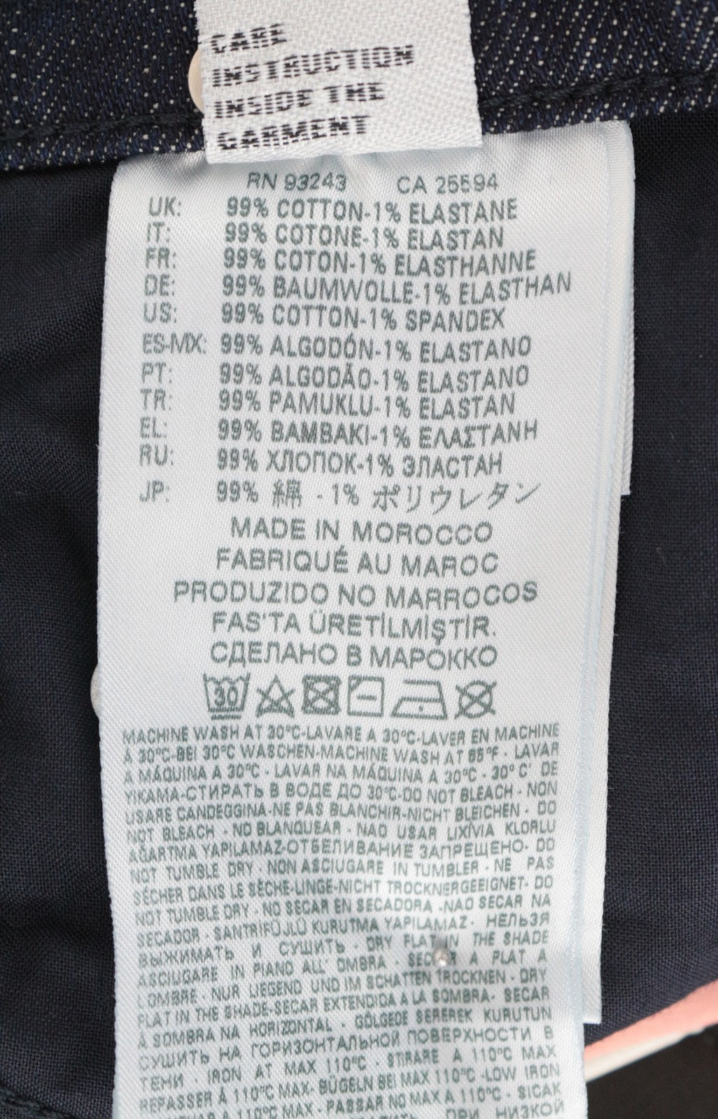 DIESEL D-Rifty 080AK Women's W25/L30 Slim Blue Stretch Cotton Denim Jeans