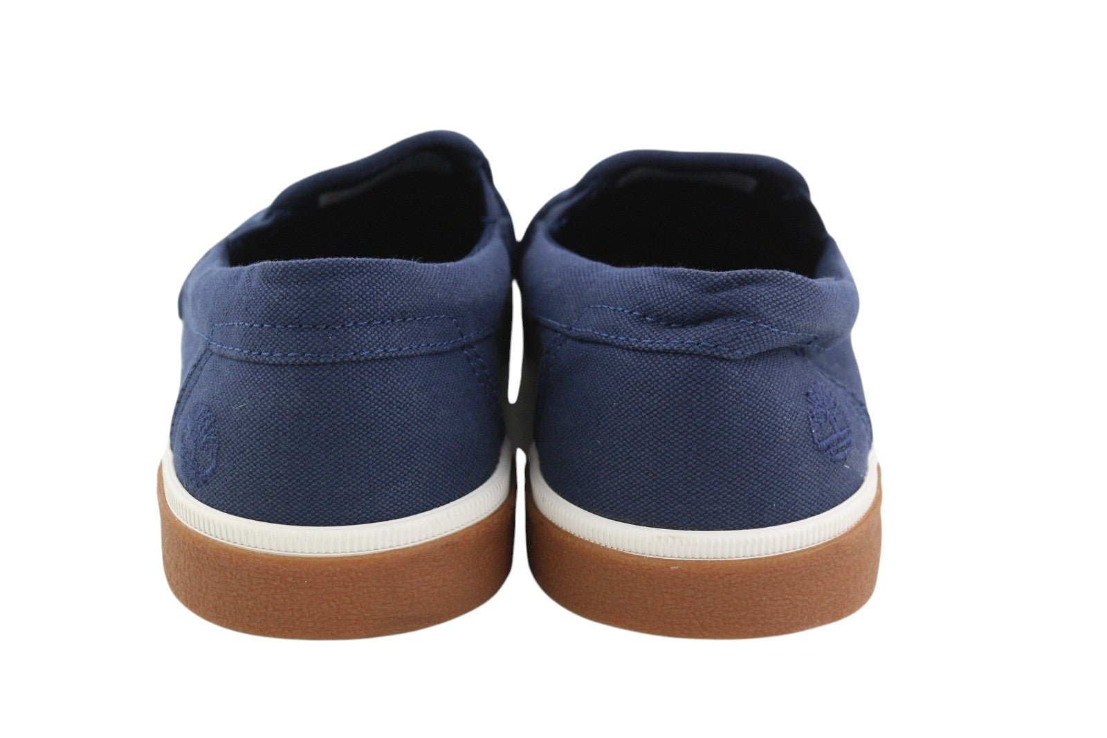 TIMBERLAND A42QY Men Shoes EU41/42 Blue Almond Toe Slip On Flats Tencel Refibra