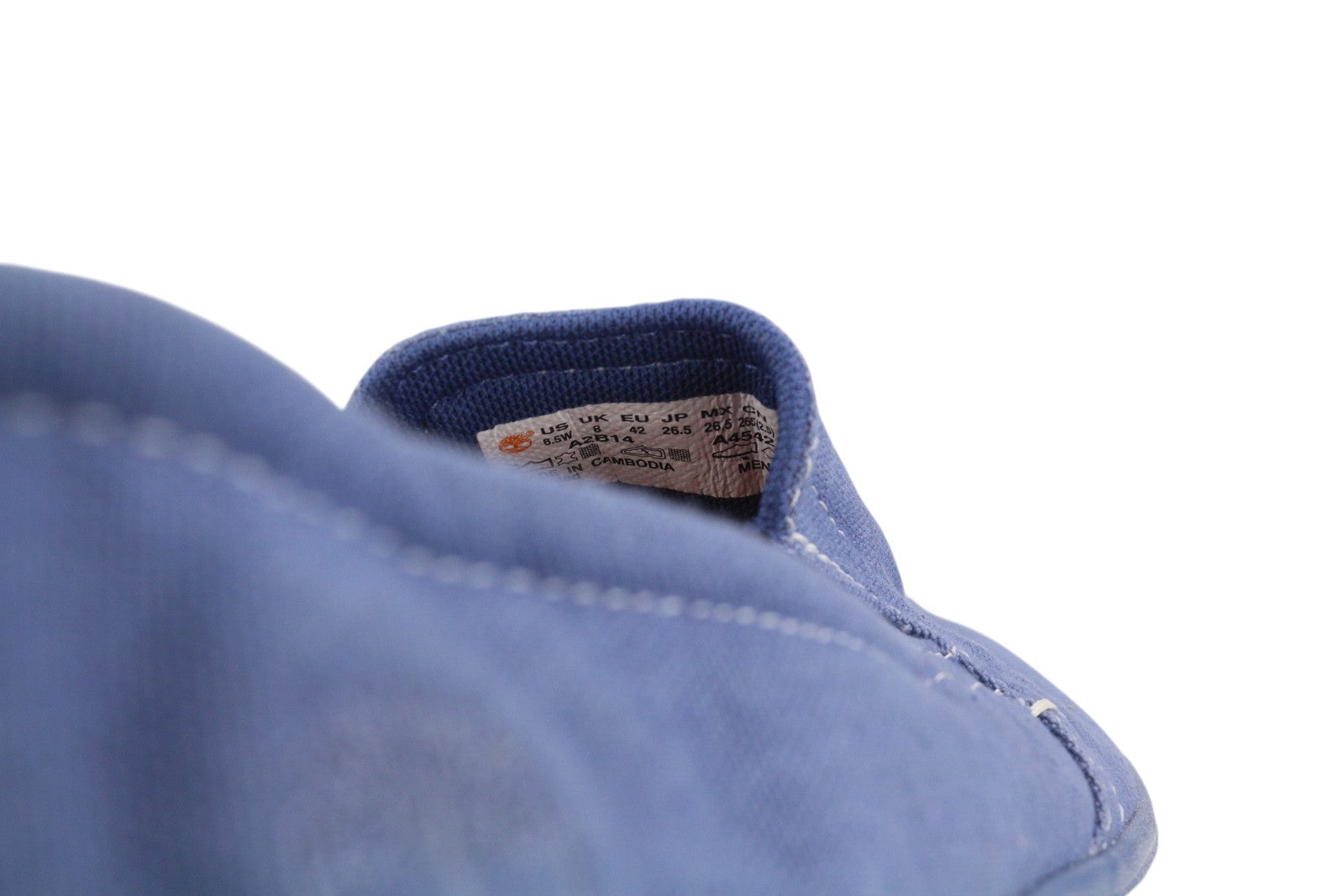 TIMBERLAND A2B14 Men Shoes EU42/43 Blue Slip On Low Sensorflex Comfort System