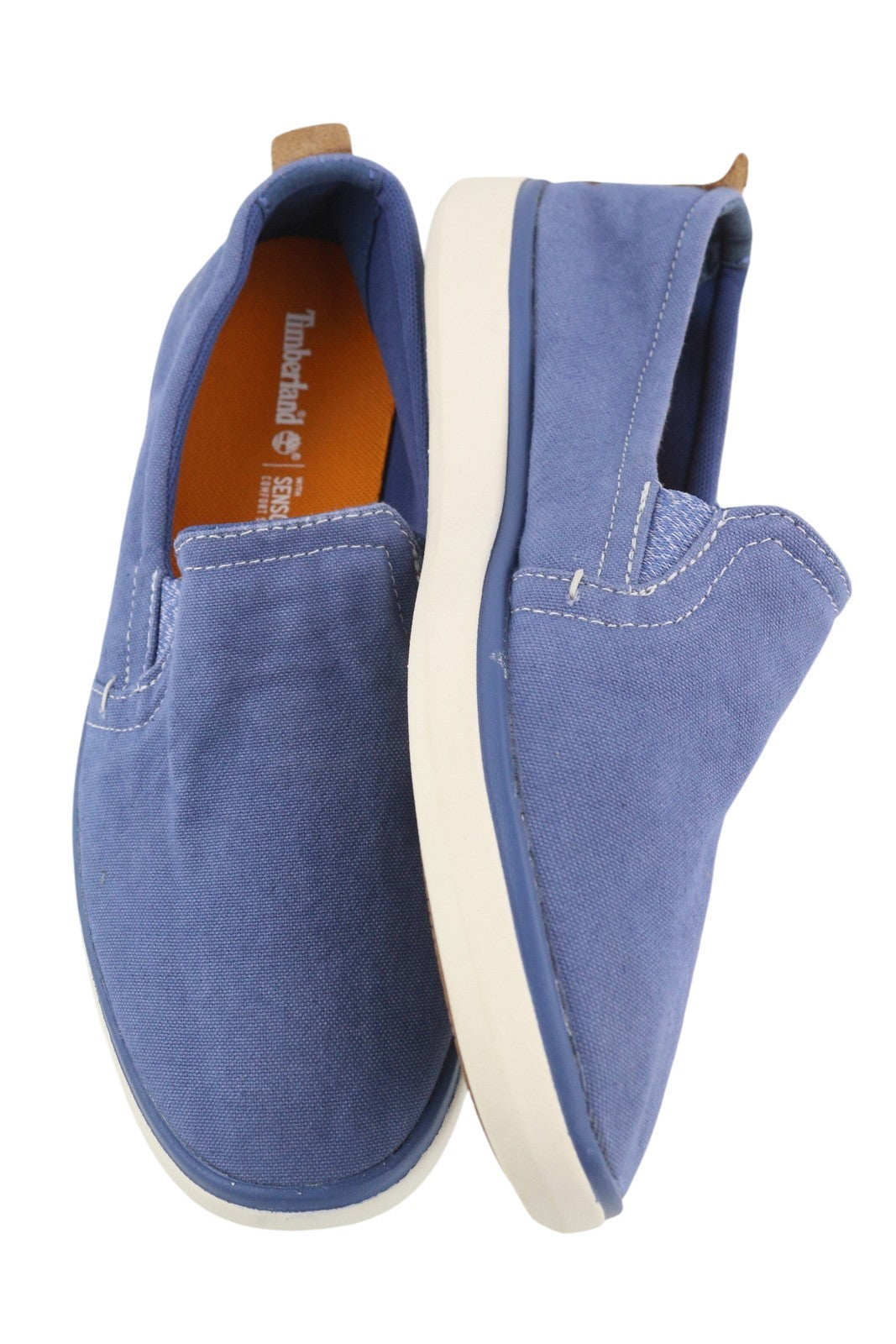 TIMBERLAND A2B14 Men Shoes EU42/43 Blue Slip On Low Sensorflex Comfort System