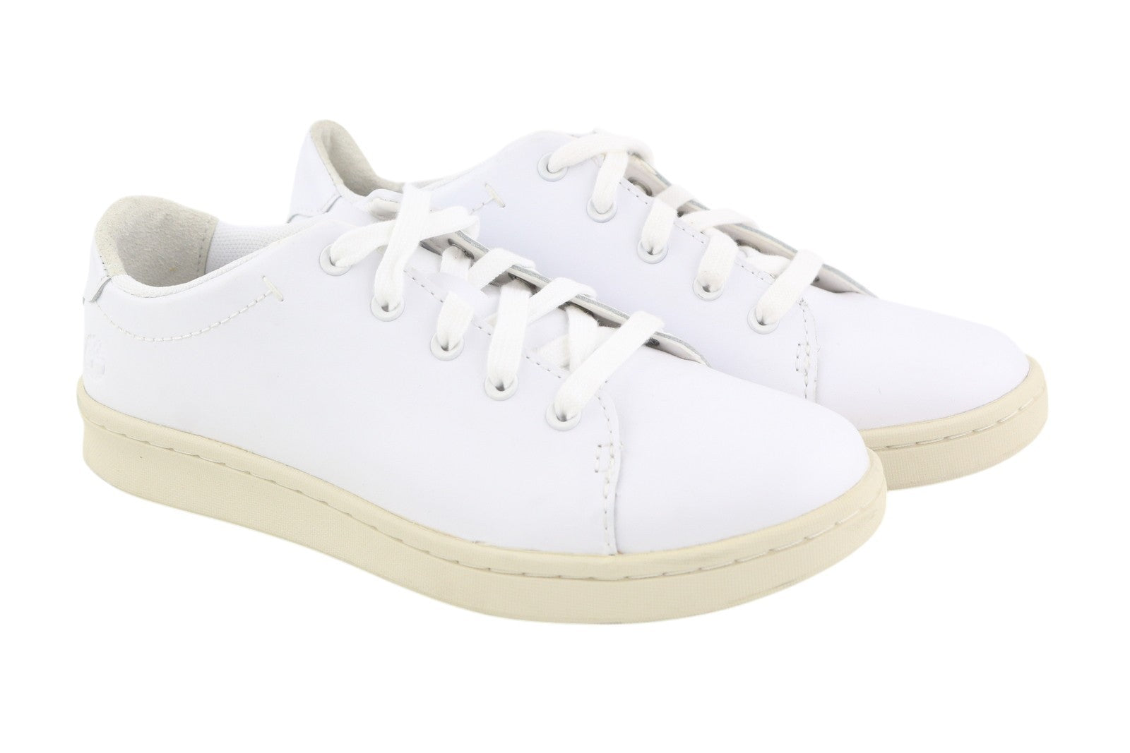 TIMBERLAND A2G8W Women Sneakers EU36/37 White Leather Low Top Lace Up ReBOTL
