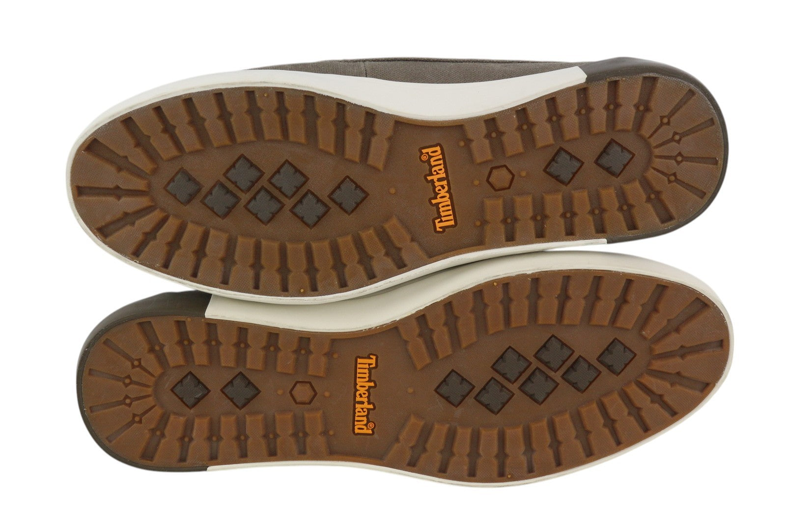 TIMBERLAND A1AYO Men Shoes EU43.5/44.5 Dark Grey Slip On Boat Almond Toe Logo