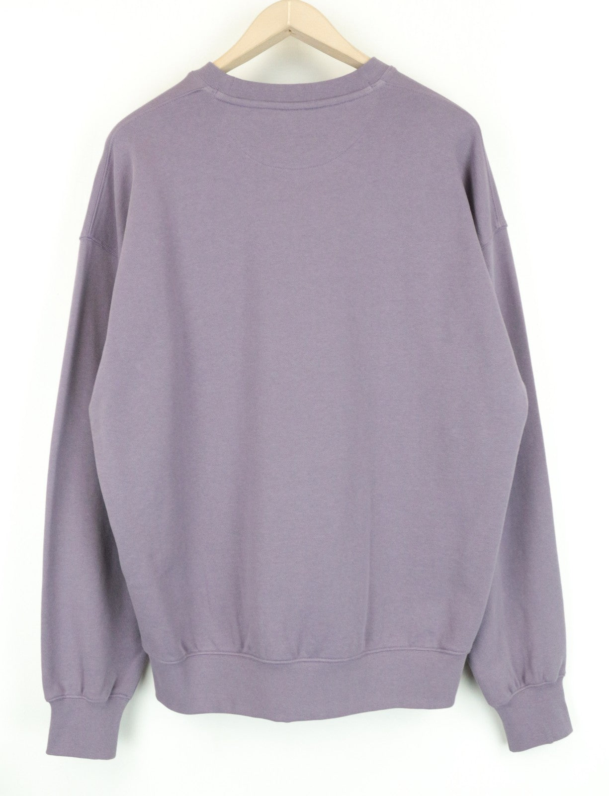 WRANGLER Men's M Light Purple Long Sleeve Sweatshirt Cotton Pullover Casual