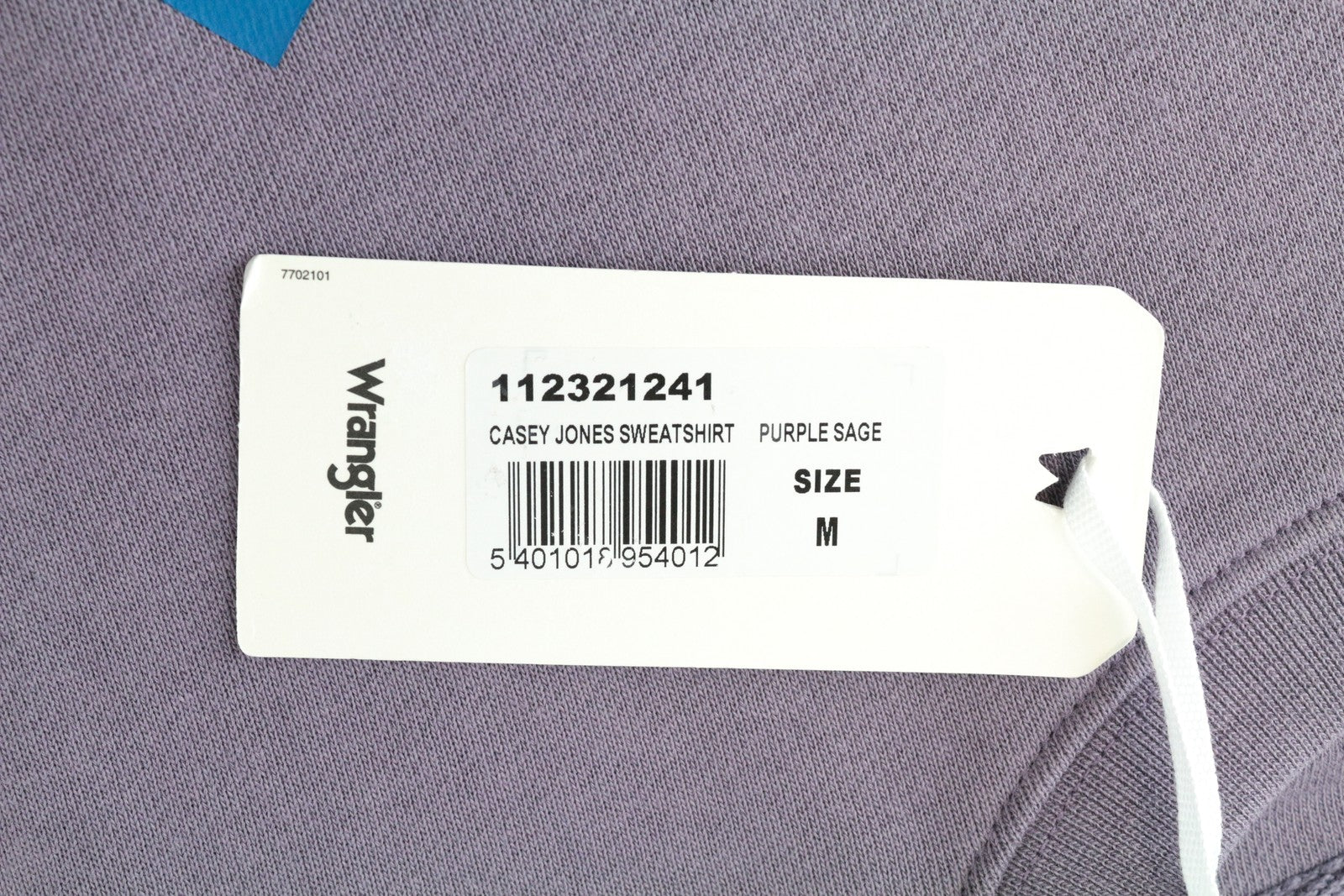 WRANGLER Men's M Light Purple Long Sleeve Sweatshirt Cotton Pullover Casual