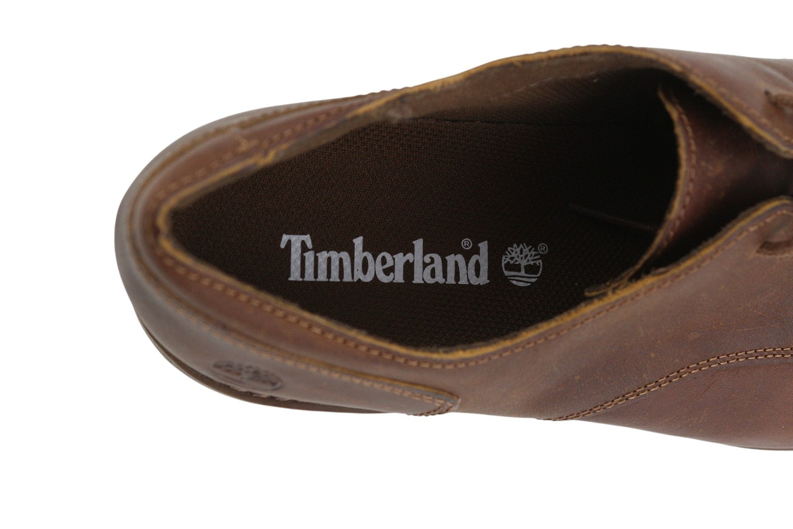 TIMBERLAND A1IE8 Women Shoes EU37.5/38 Brown Leather Low Top Lace Up Almond