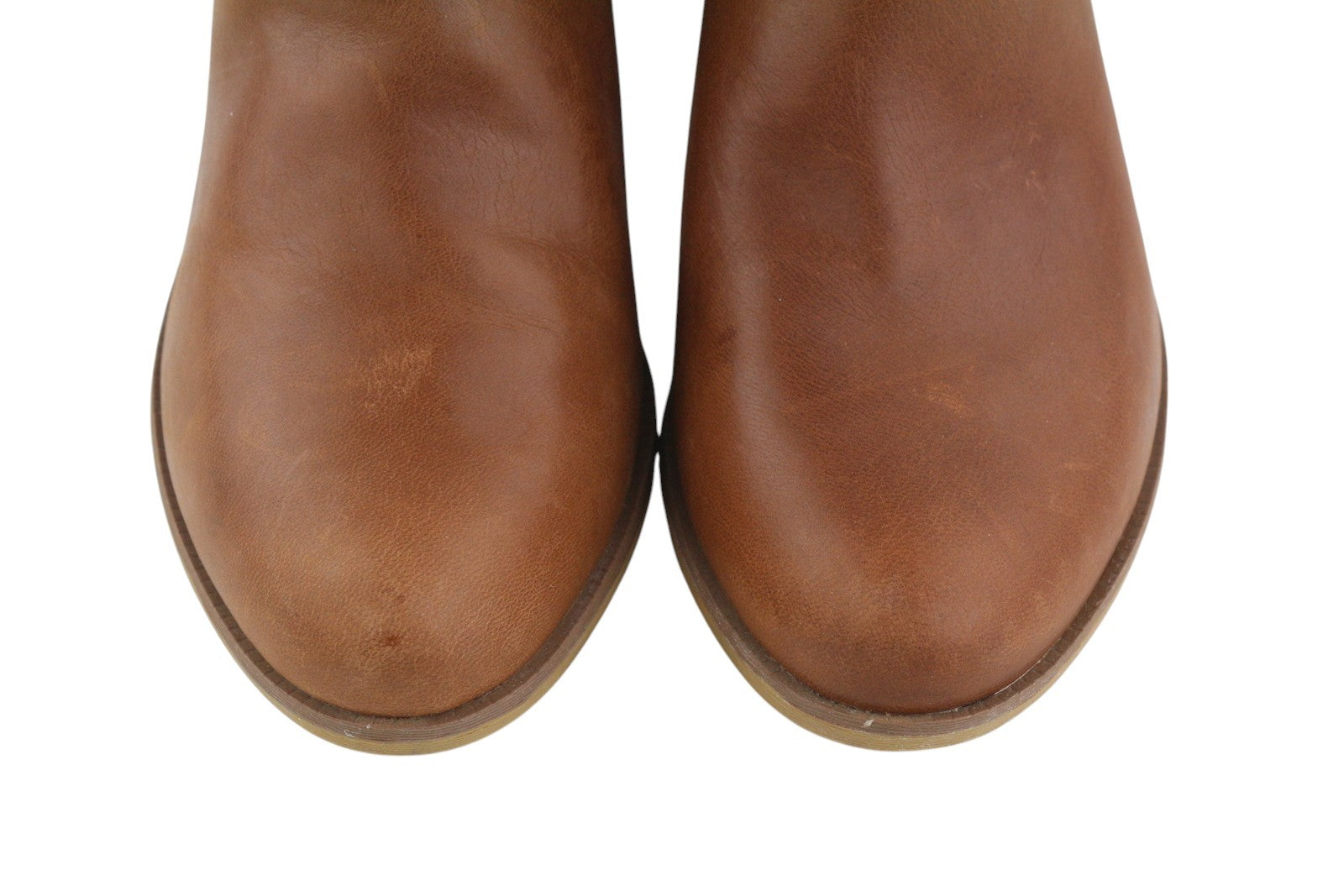 TIMBERLAND A1Z5G Women Boots EU37/37.5 Brown Leather Almond Toe Heeled Ankle