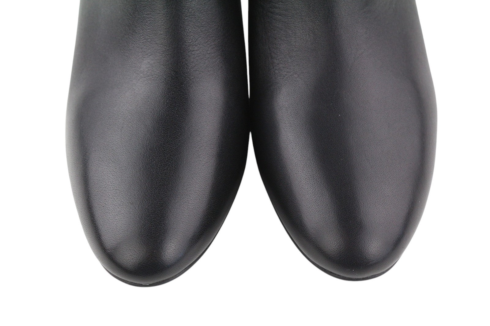 DIESEL D-Texanne CH Women Boots EU38 Black Leather Almond Toe Ankle Top RRP€290