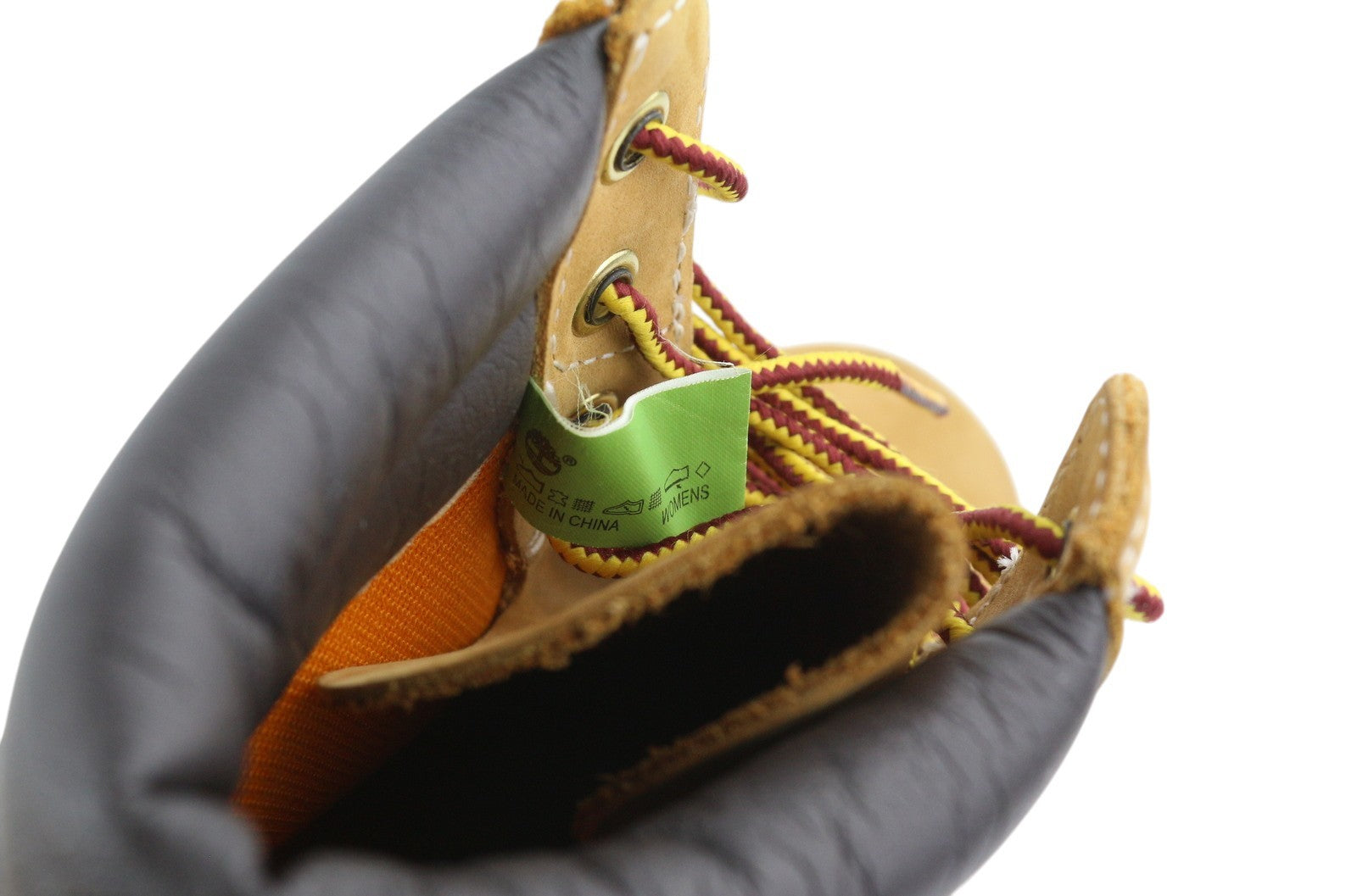 TIMBERLAND 42687 Women Boots EU39/39.5 Brown Leather Laced Ankle Top Ortholite