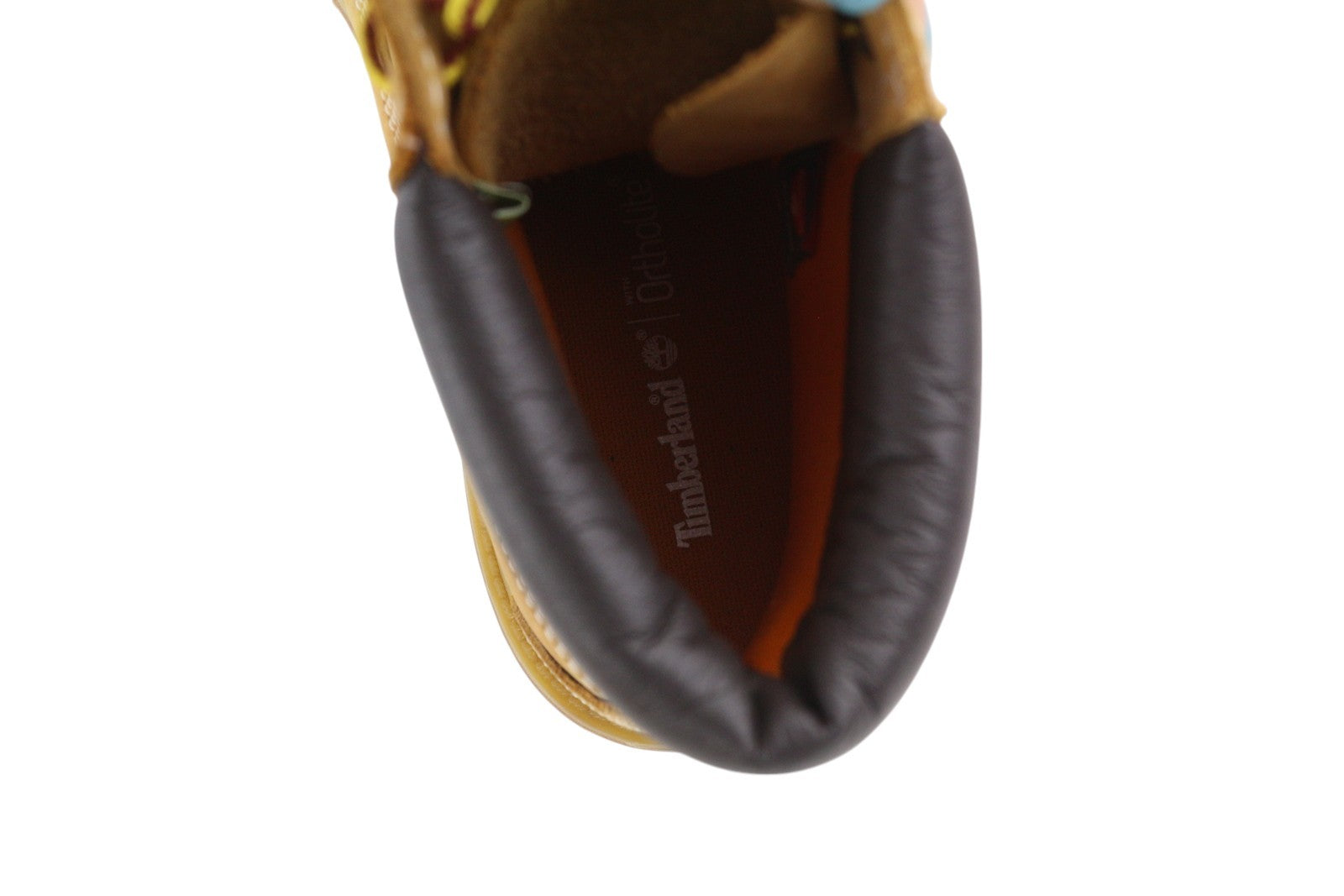 TIMBERLAND 42687 Women Boots EU39/39.5 Brown Leather Laced Ankle Top Ortholite