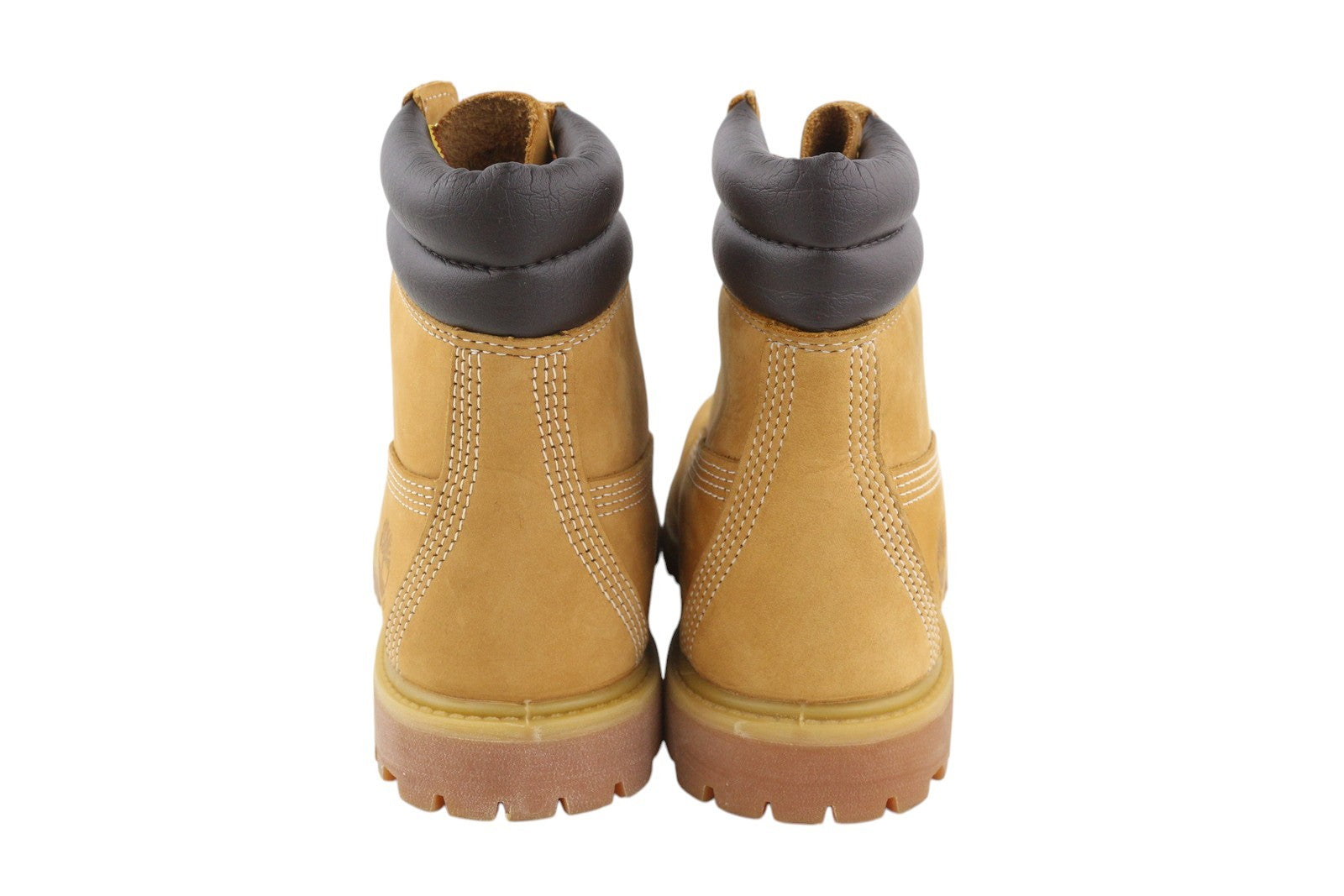 TIMBERLAND 42687 Women Boots EU39/39.5 Brown Leather Laced Ankle Top Ortholite