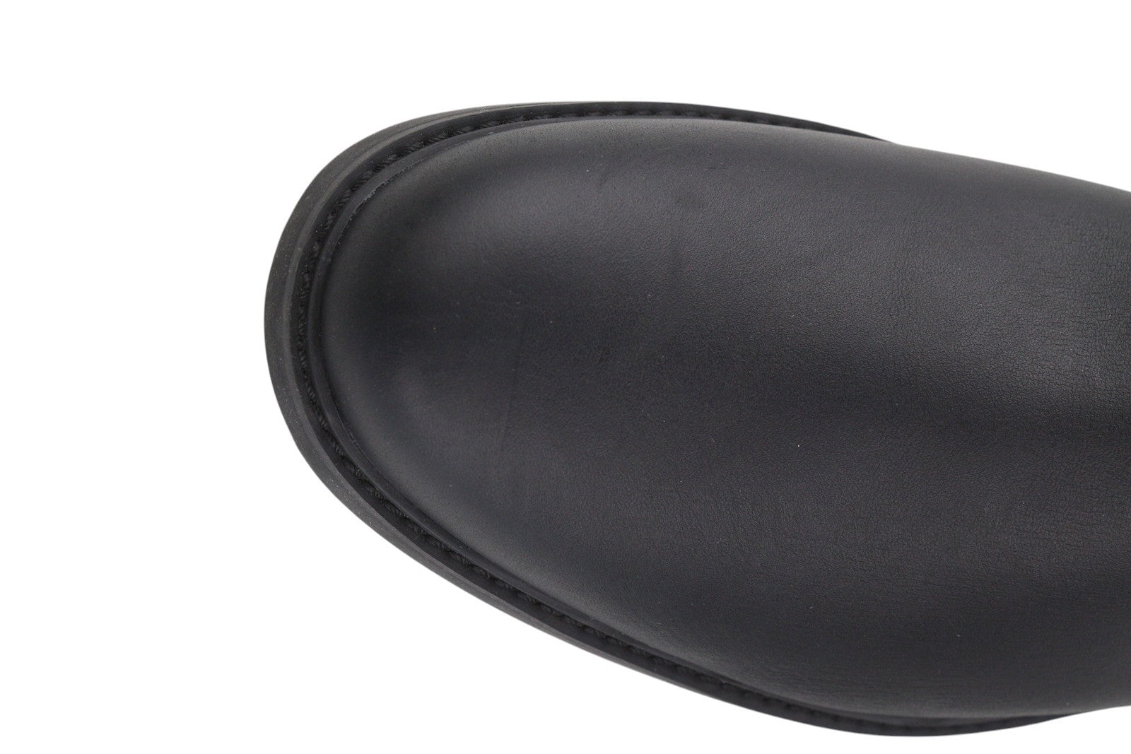 TIMBERLAND 5551R Men Boots EU45.5/46 Black Leather Chelsea Ankle Top Almond