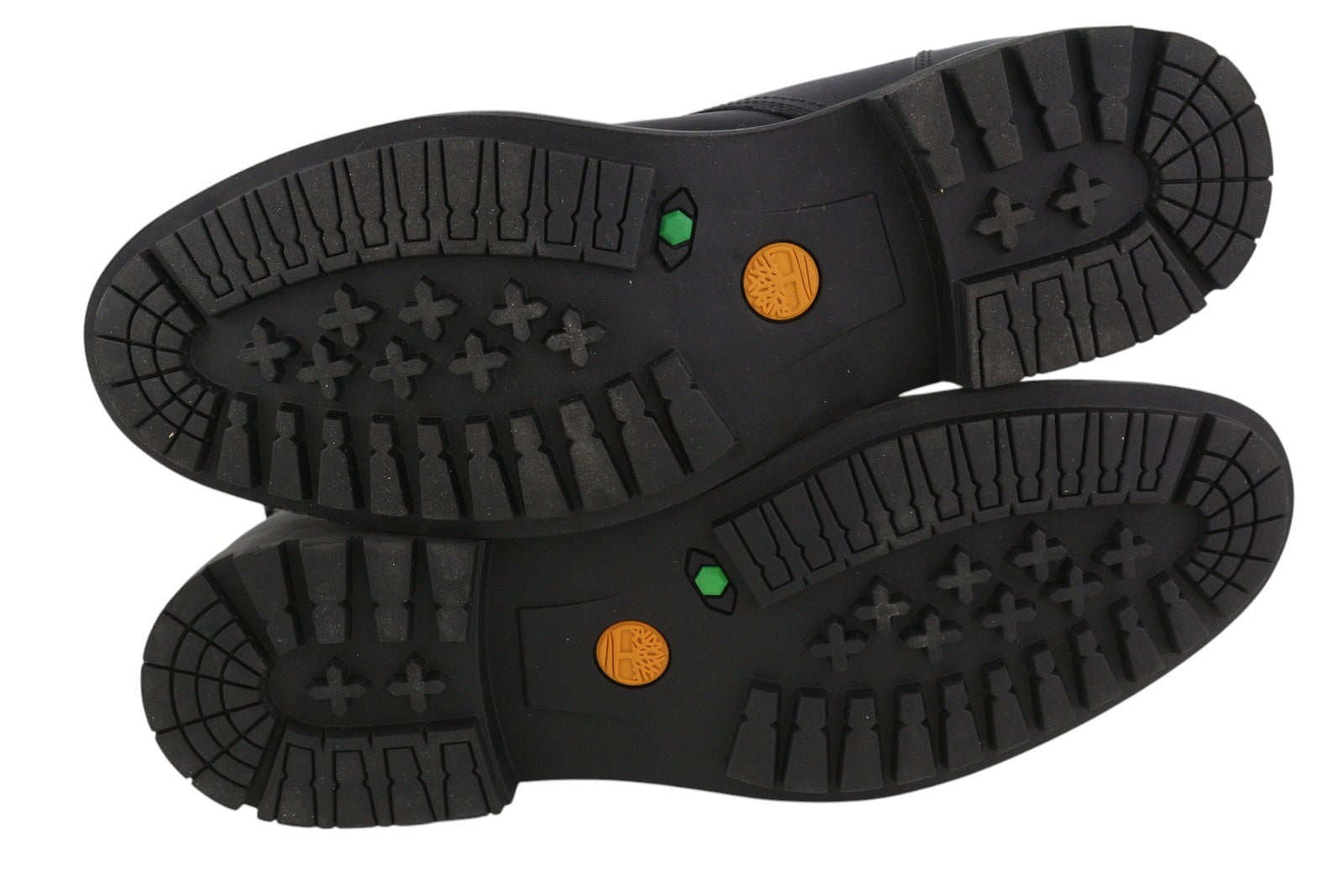 TIMBERLAND 5551R Men Boots EU45.5/46 Black Leather Chelsea Ankle Top Almond