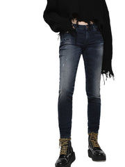 DIESEL Gracey-Ne 0686W Women's W23 Slim Blue Jogg Stretch Sweat Jeans
