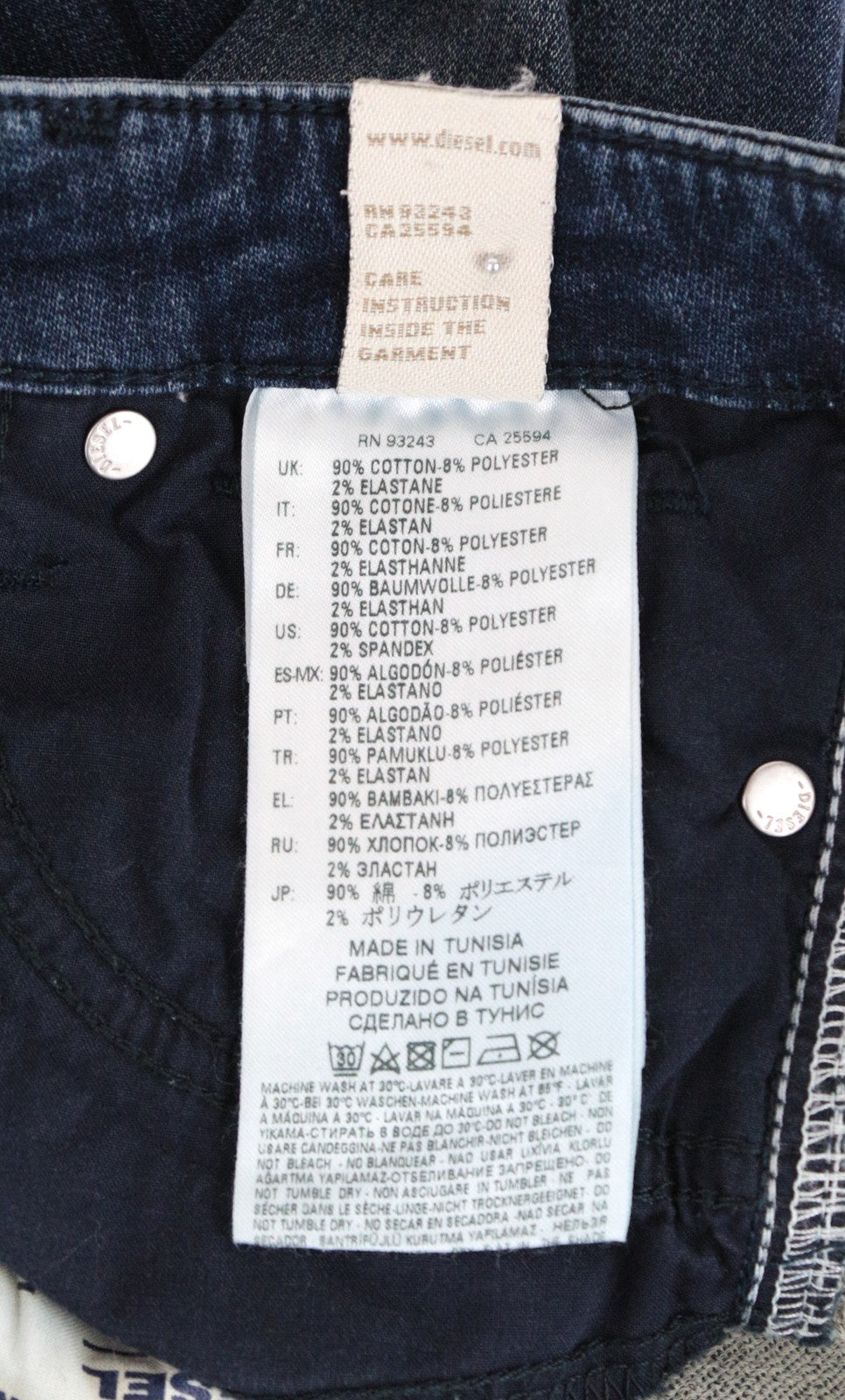 DIESEL Gracey-Ne 0686W Women's W23 Slim Blue Jogg Stretch Sweat Jeans