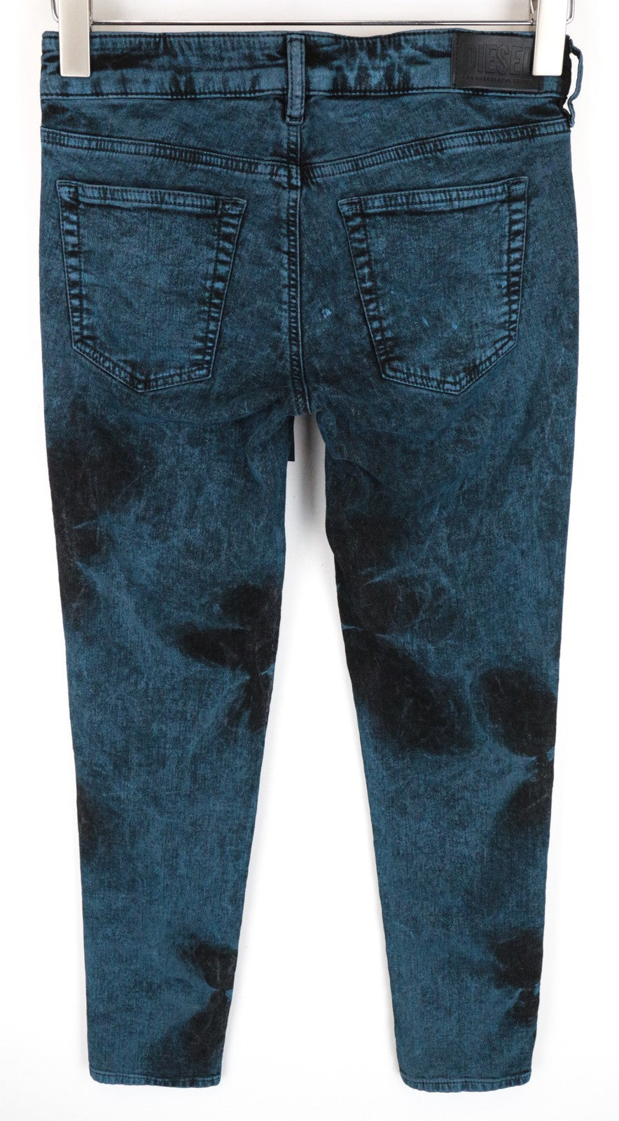 DIESEL D-Ollies-SP-NE 084AF Women's W25 Slim Fit Blue Stretch Cotton Jogg Jeans