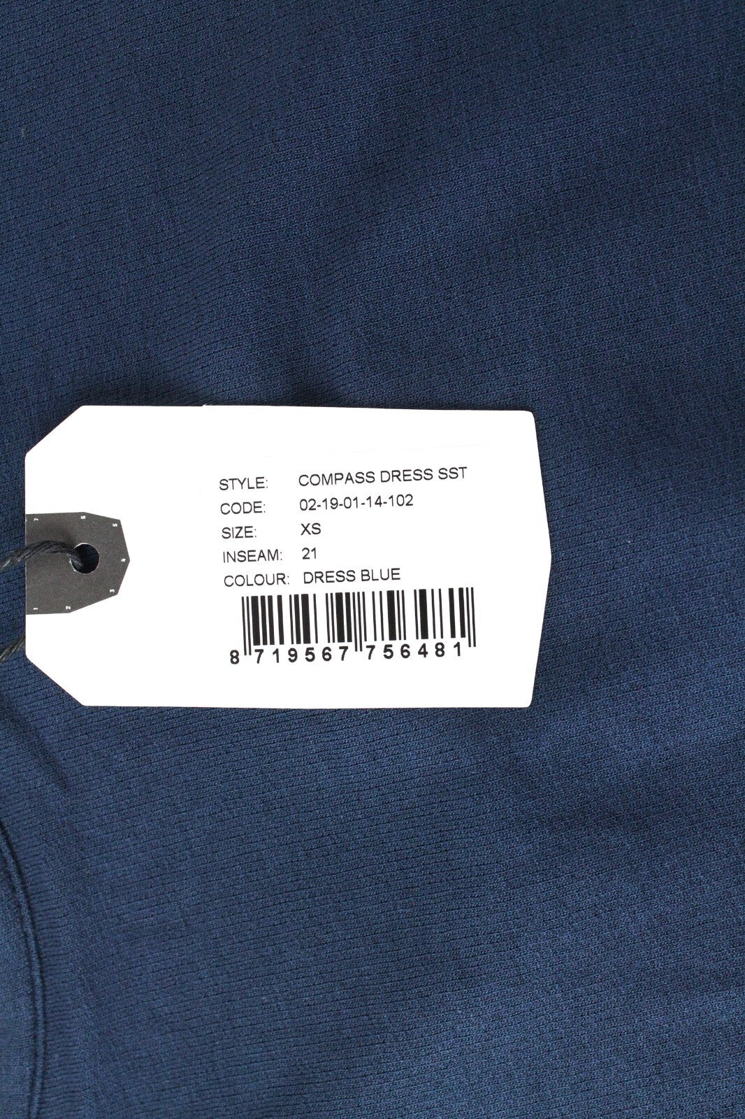 DENHAM Compass Womens XS Navy Short Sleeve Stretch Mini Classic  Summer