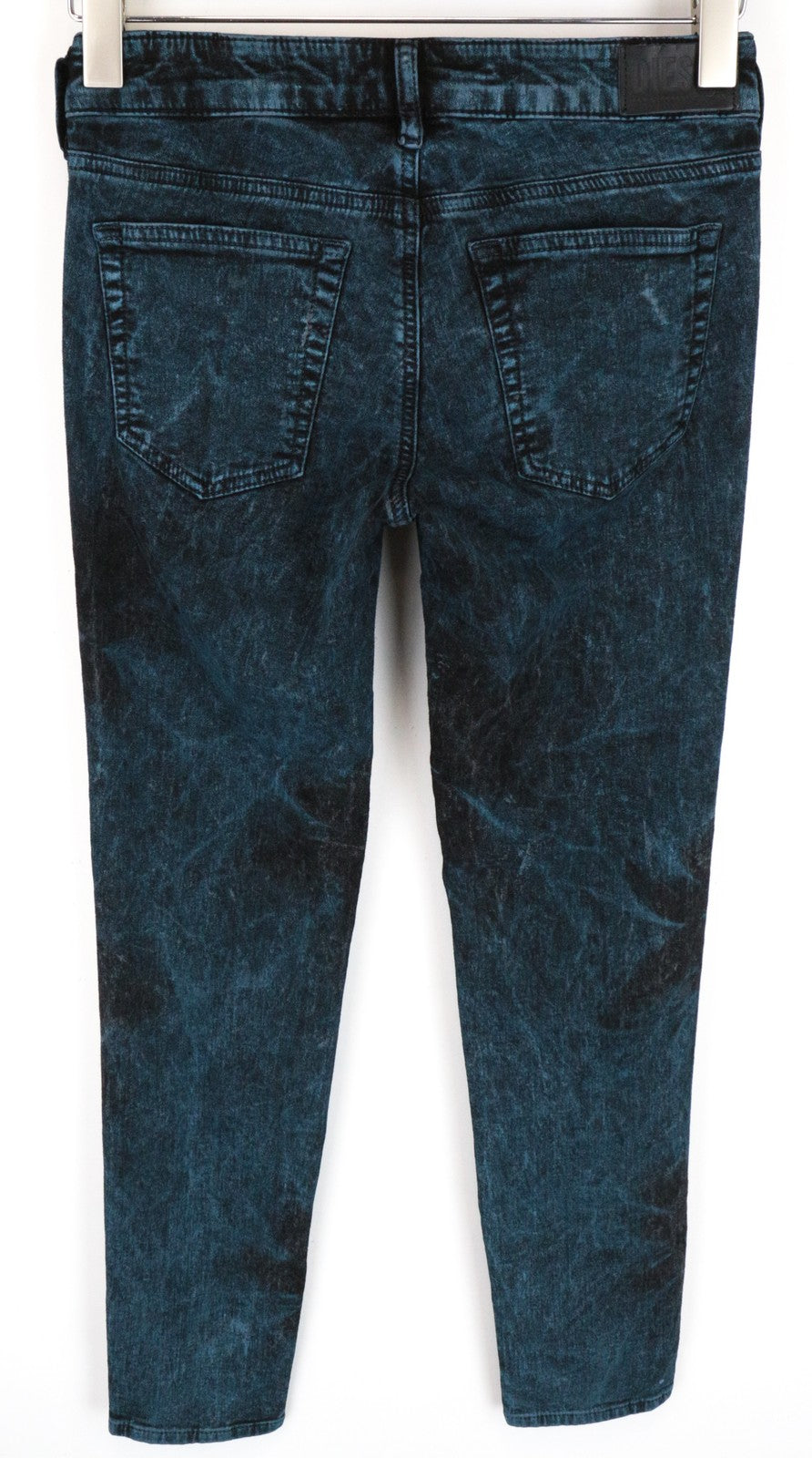 DIESEL D-Ollies-SP-NE 084AF Women's W26 Slim Blue Sweat Jogg Stretch Fit Jeans