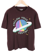 WRANGLER Men's M Purple Printed Logo Tee Short Sleeve Cotton Summer T-Shirt