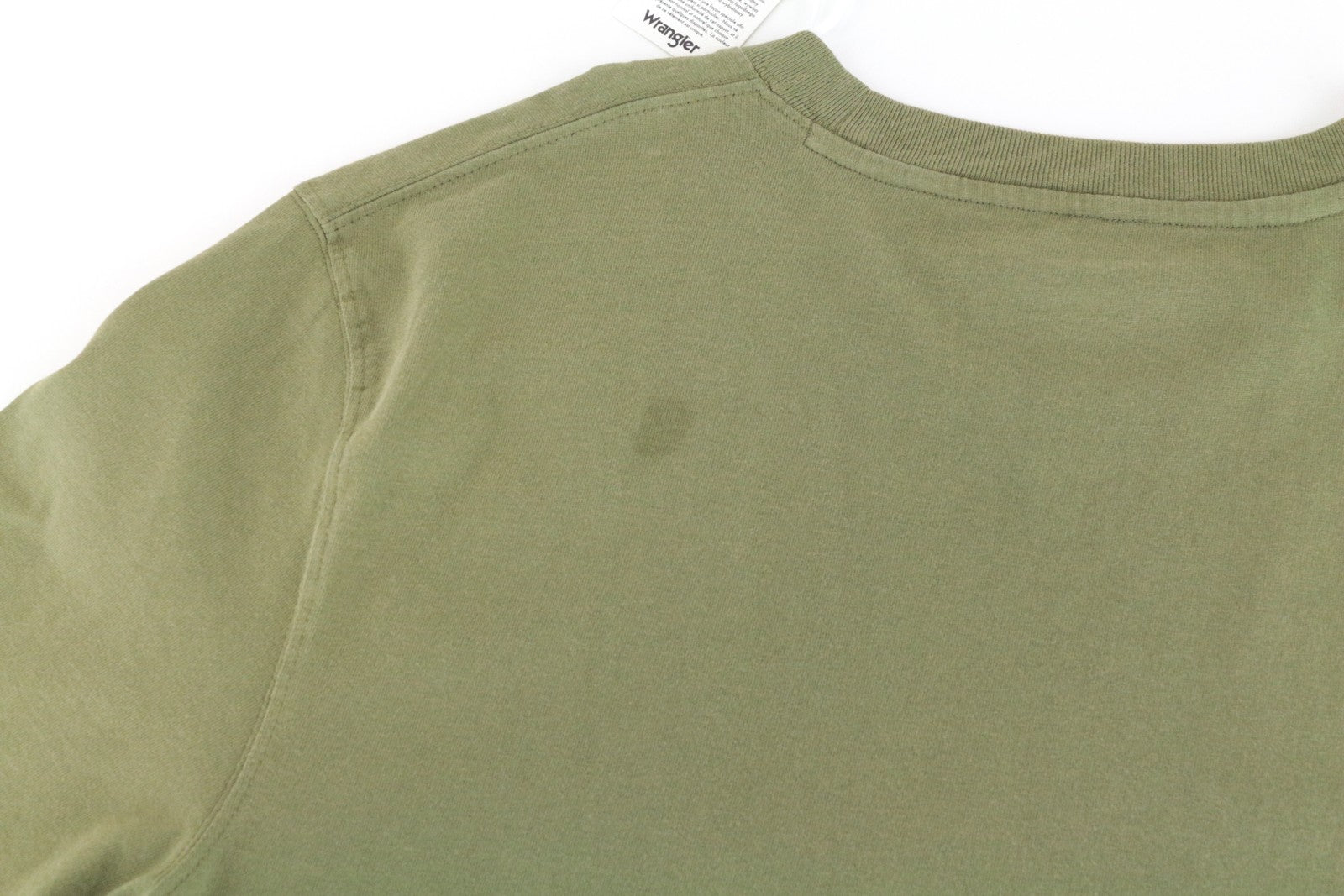 WRANGLER Men's M Green Basic T-Shirt Tee Cotton Short Sleeve Casual Fit