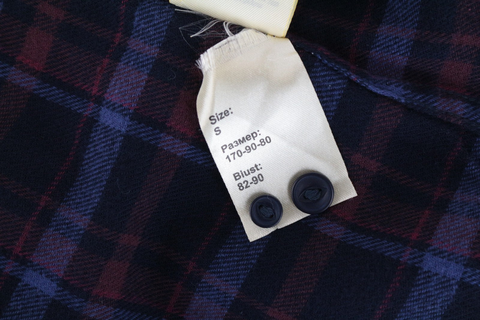 LEE Men's S Checked Shirt Blue Purple Cotton Long Sleeve Button-Up Casual Look