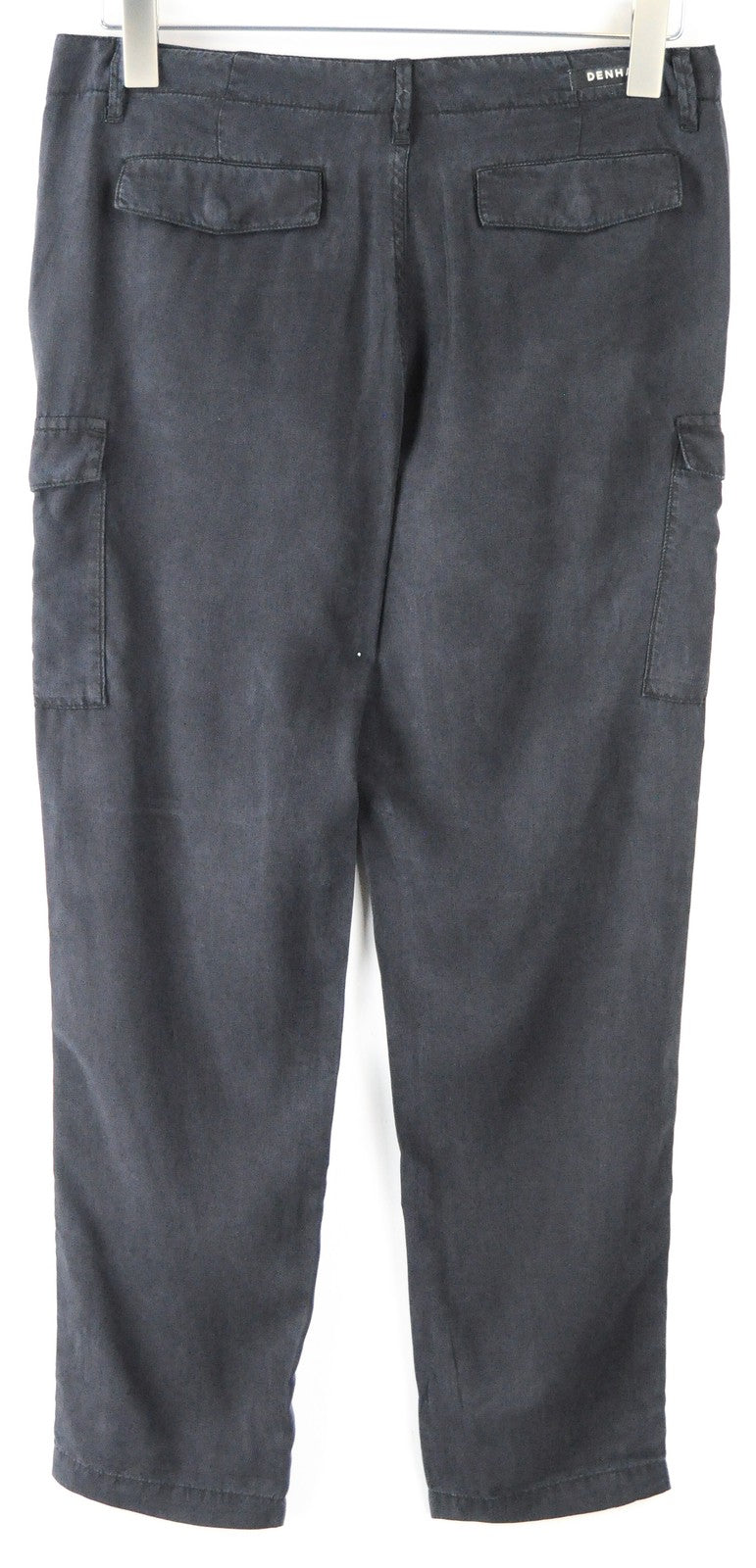 DENHAM Tara W25 L28 Trousers Womens Grey Zip-Fly Multi Pocket  Style