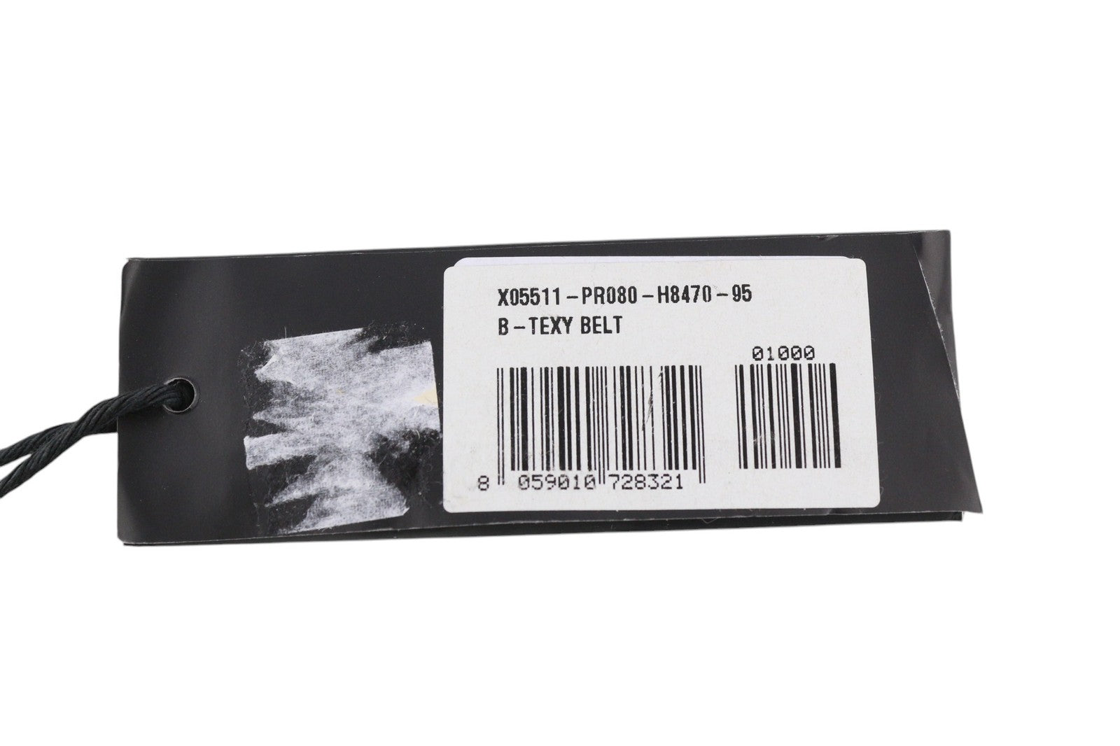 DIESEL B-Texy Women Belt 95 cm Black Genuine Leather Metal Buckle Thin