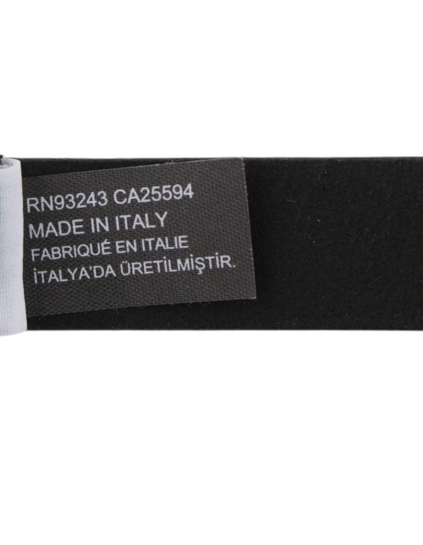 DIESEL B-Texy Women Belt 95 cm Black Genuine Leather Metal Buckle Thin