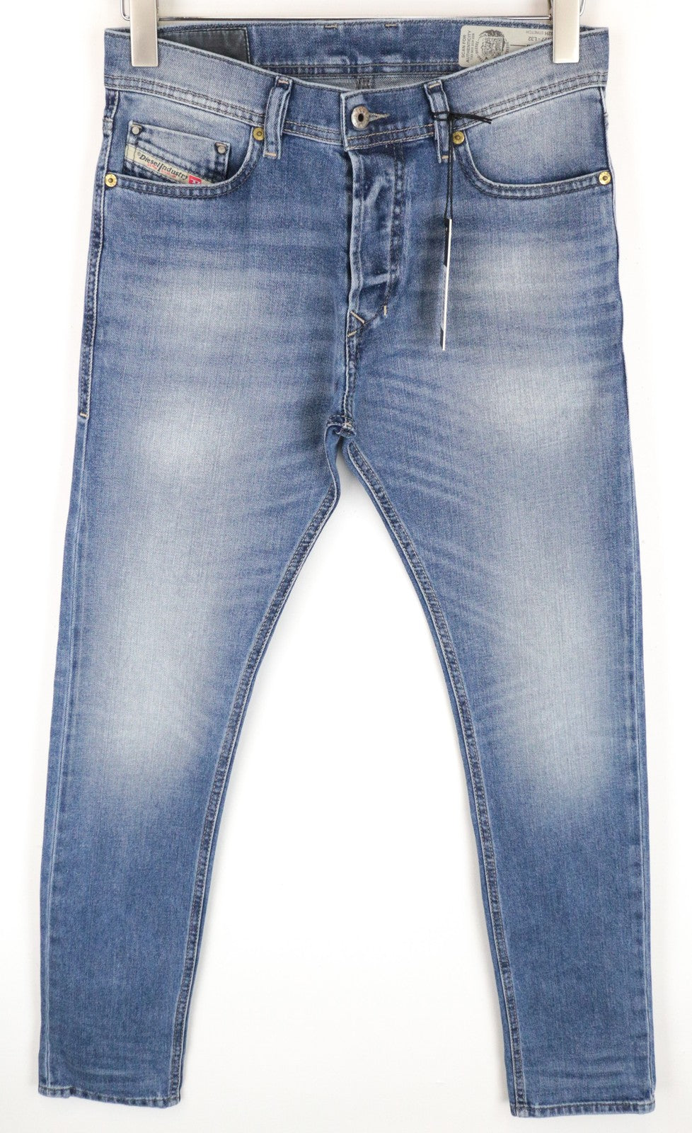 DIESEL Tepphar 0842H Men's Jeans W27/L32 Slim Blue Stretch Cotton