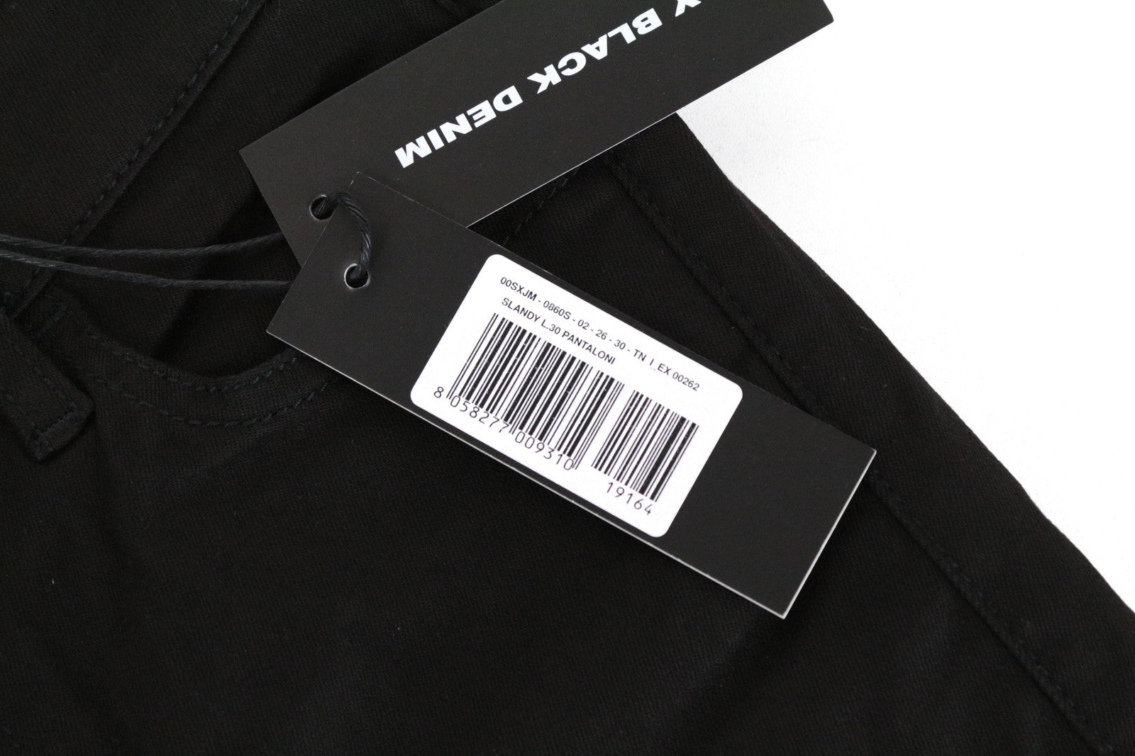 DIESEL Slandy 0860S Women's Jeans W26/L30 Super Skinny Black Cotton Stretch Fit