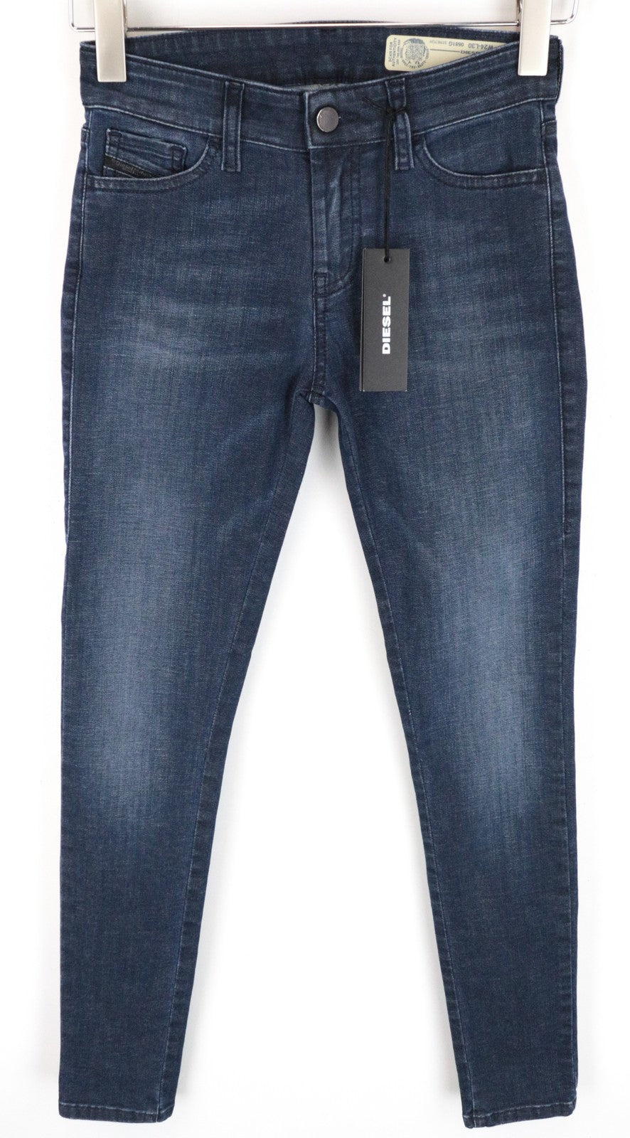 DIESEL Slandy 0681G W26 L30 Slim Fit Super Skinny Blue Stretch Women's Jeans