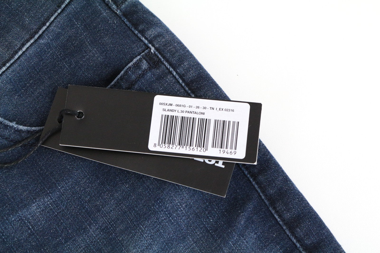 DIESEL Slandy 0681G W26 L30 Slim Fit Super Skinny Blue Stretch Women's Jeans