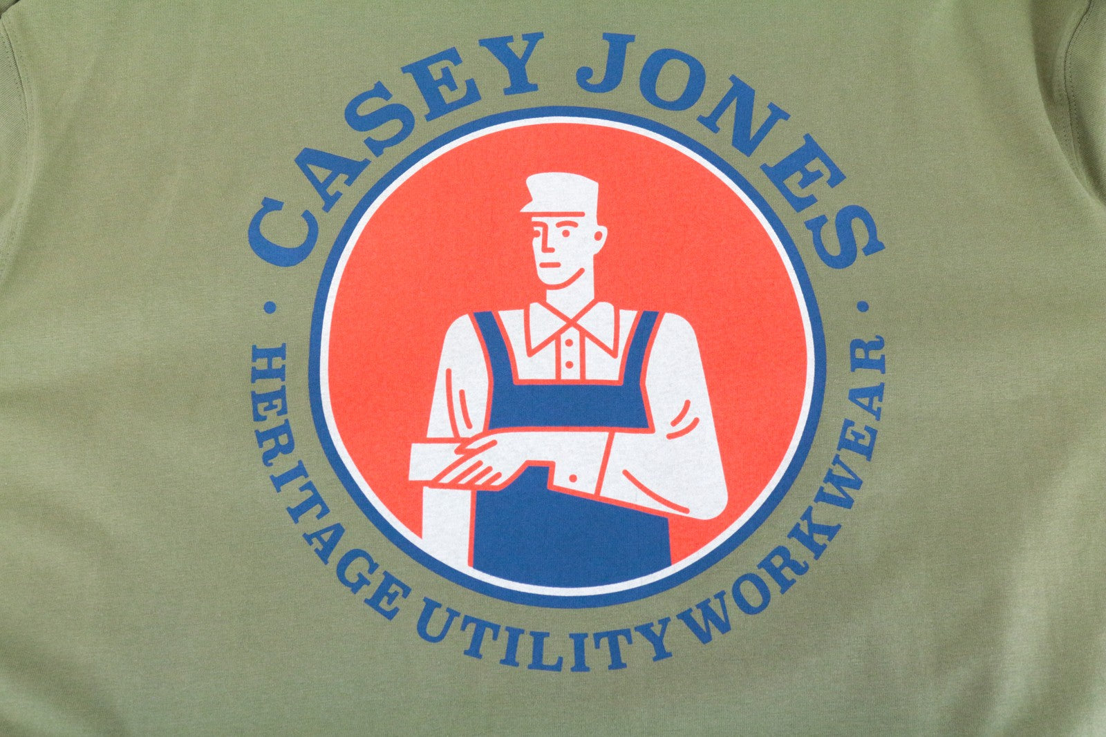 WRANGLER Men's T-Shirt M Green Cotton Logo Back Long Sleeve