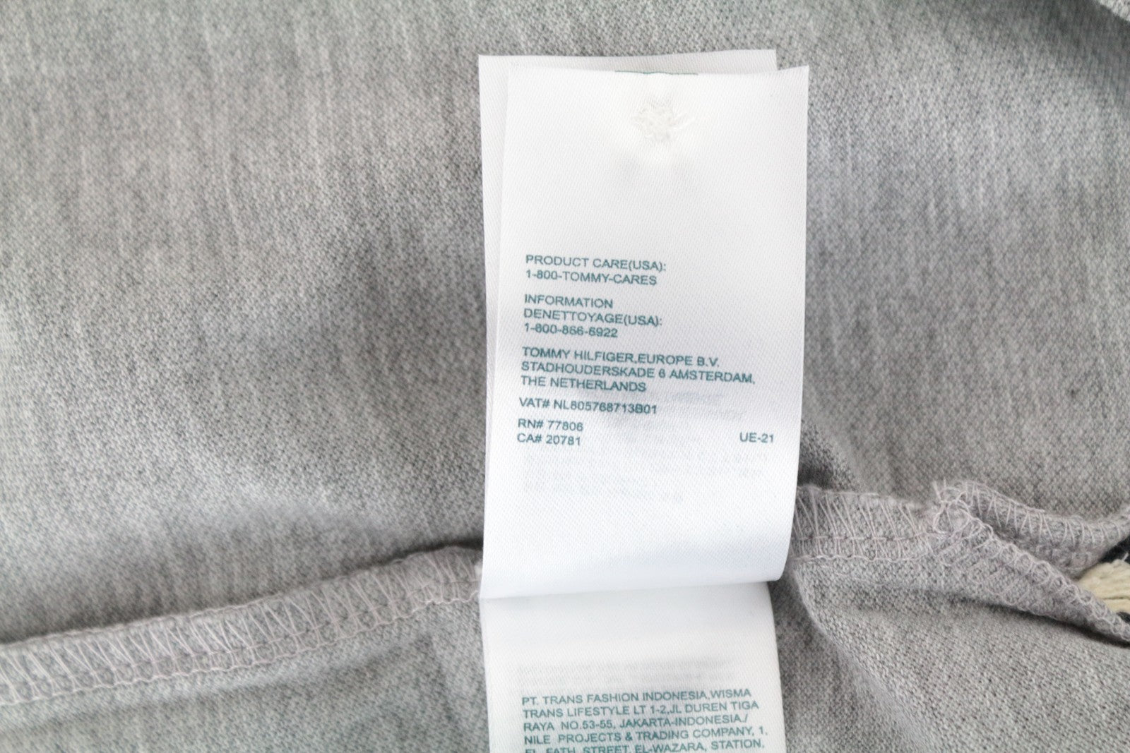 TOMMY HILFIGER DENIM Men's S Polo T-Shirt Grey Collared Cotton Short Sleeve