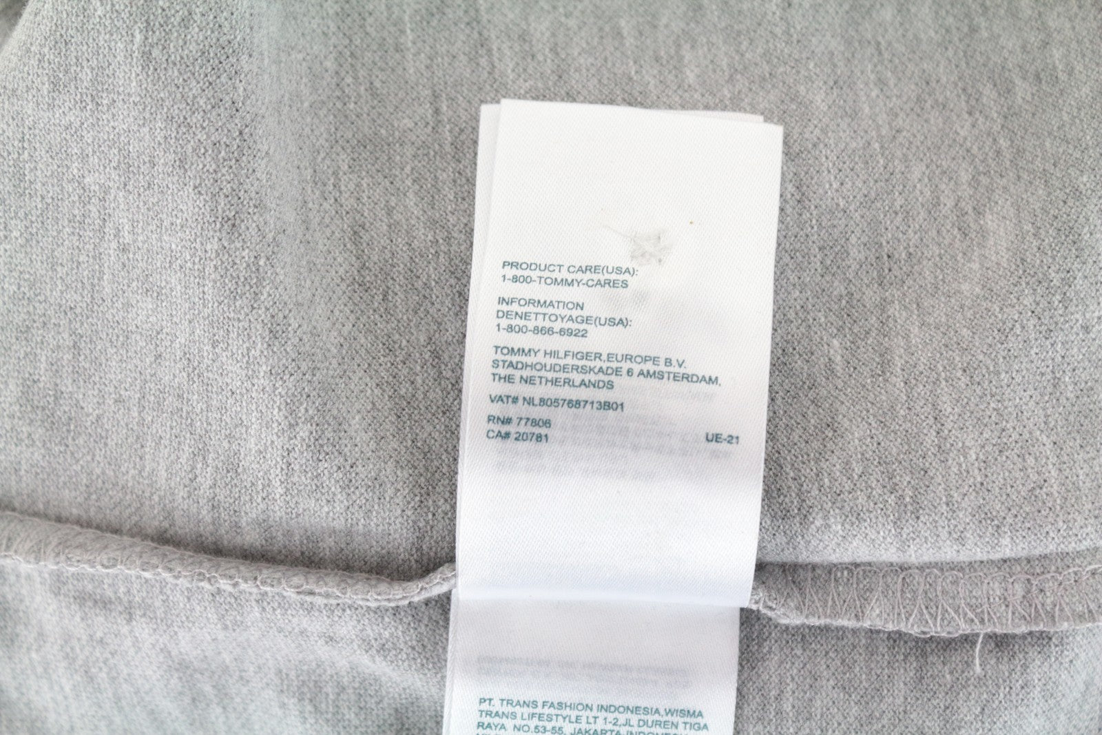 TOMMY HILFIGER DENIM Men's M Polo Shirt Grey Collared Pure Cotton Short Sleeve