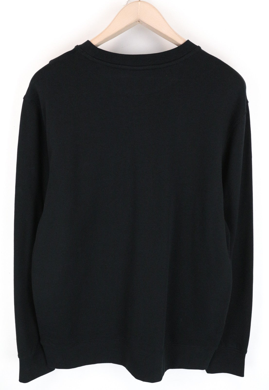 WRANGLER Men's M Black Cotton Sweatshirt Pullover Printed Logo