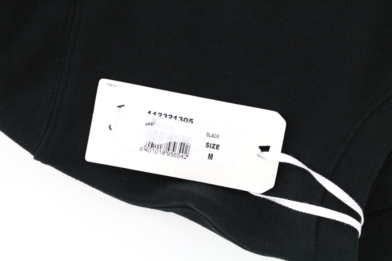 WRANGLER Men's M Black Cotton Sweatshirt Pullover Printed Logo