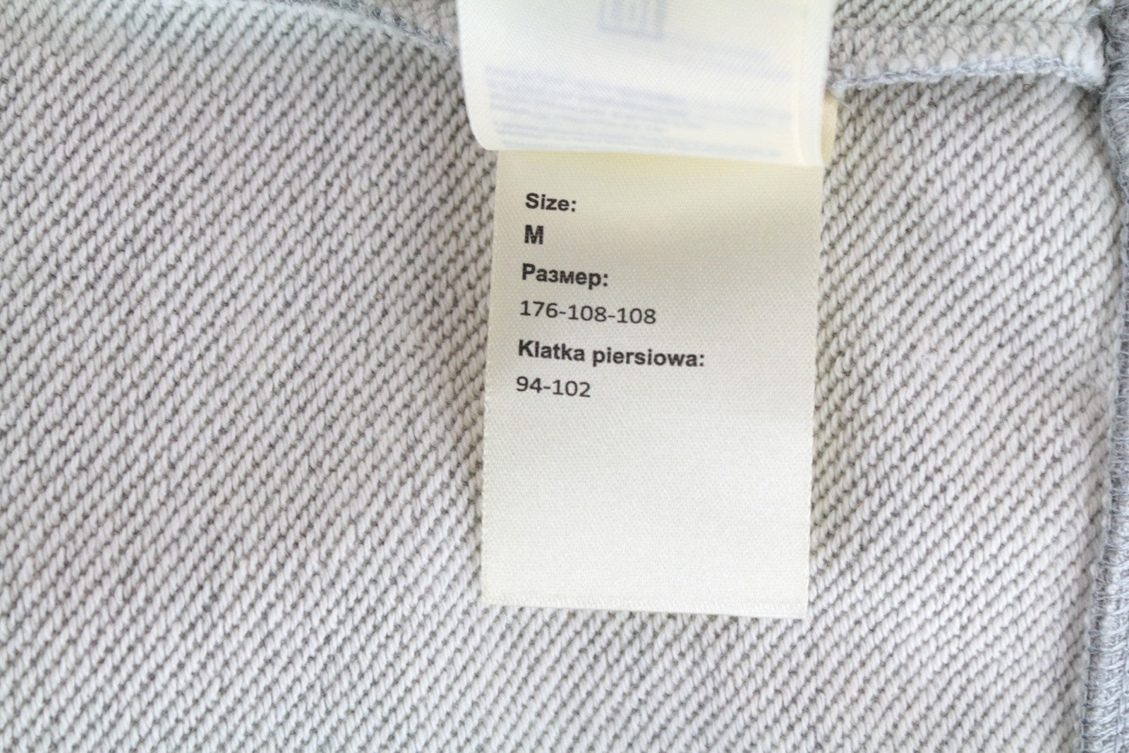 WRANGLER Men's M Grey Pullover Sweatshirt Long Sleeve Cotton Blend