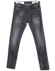 DIESEL Tepphar-X 082AS W28/L30 Men's Slim Carrot Fit Washed Grey Stretch Jeans