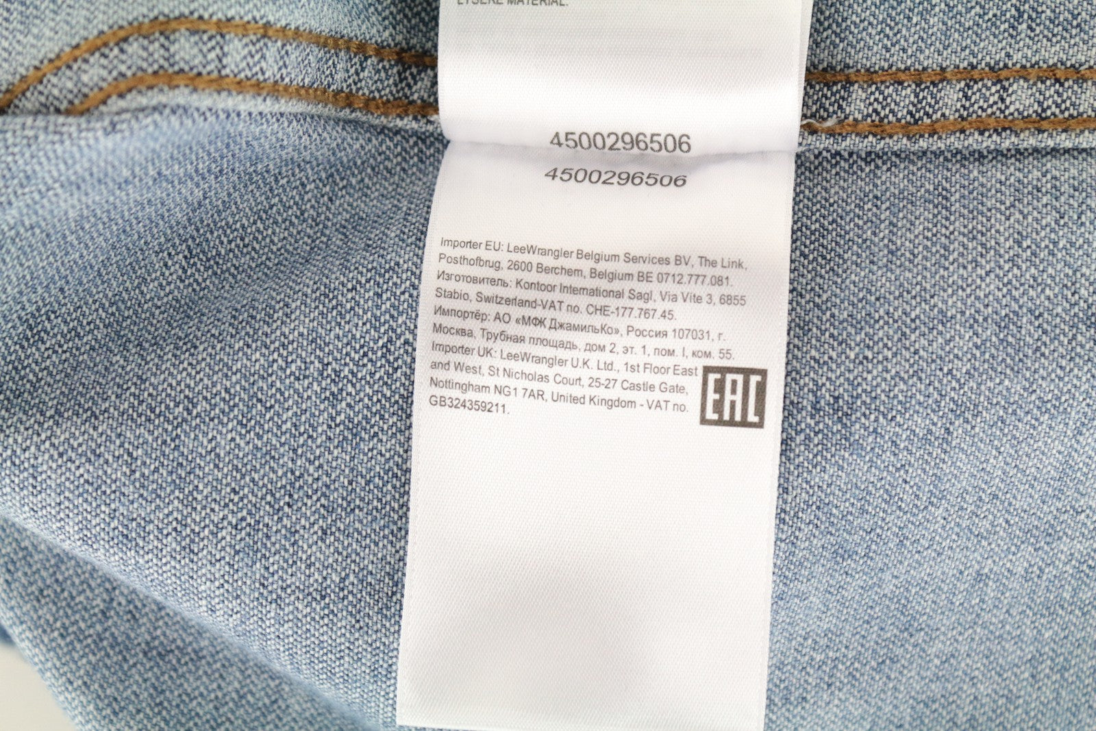 WRANGLER Men's M Blue Washed Denim Anti Fit Jacket Long Sleeves