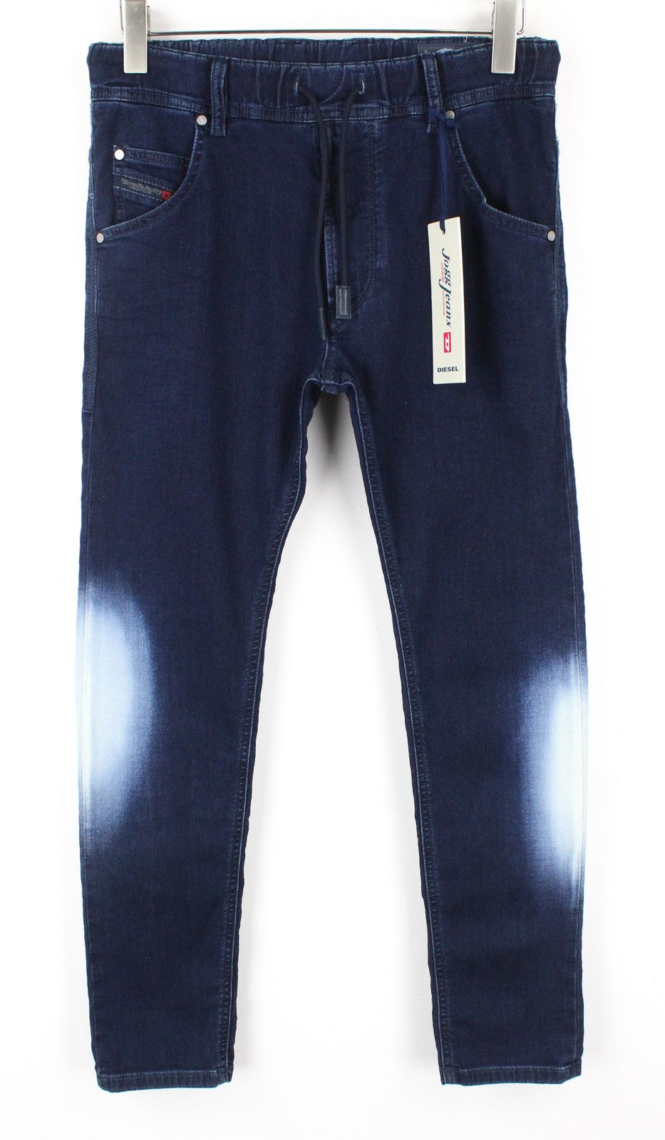 DIESEL Krooley-NE 0687D Men's W28 Slim Fit Jogg Sweat Blue Stretchy Jeans