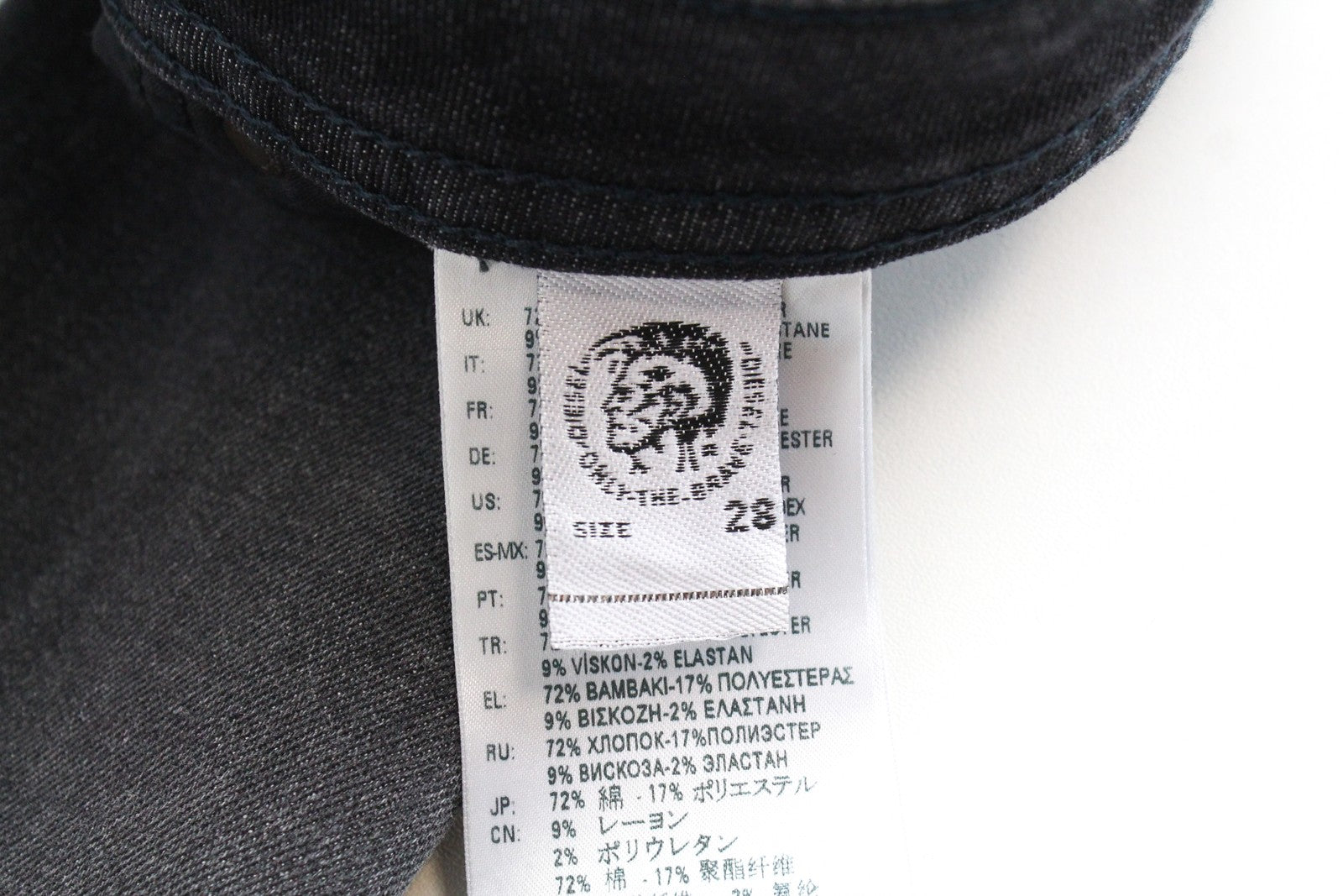 DIESEL Buster 082AS Men's W28/L32 Grey Stretch Jeans Button Slim Tapered Fit