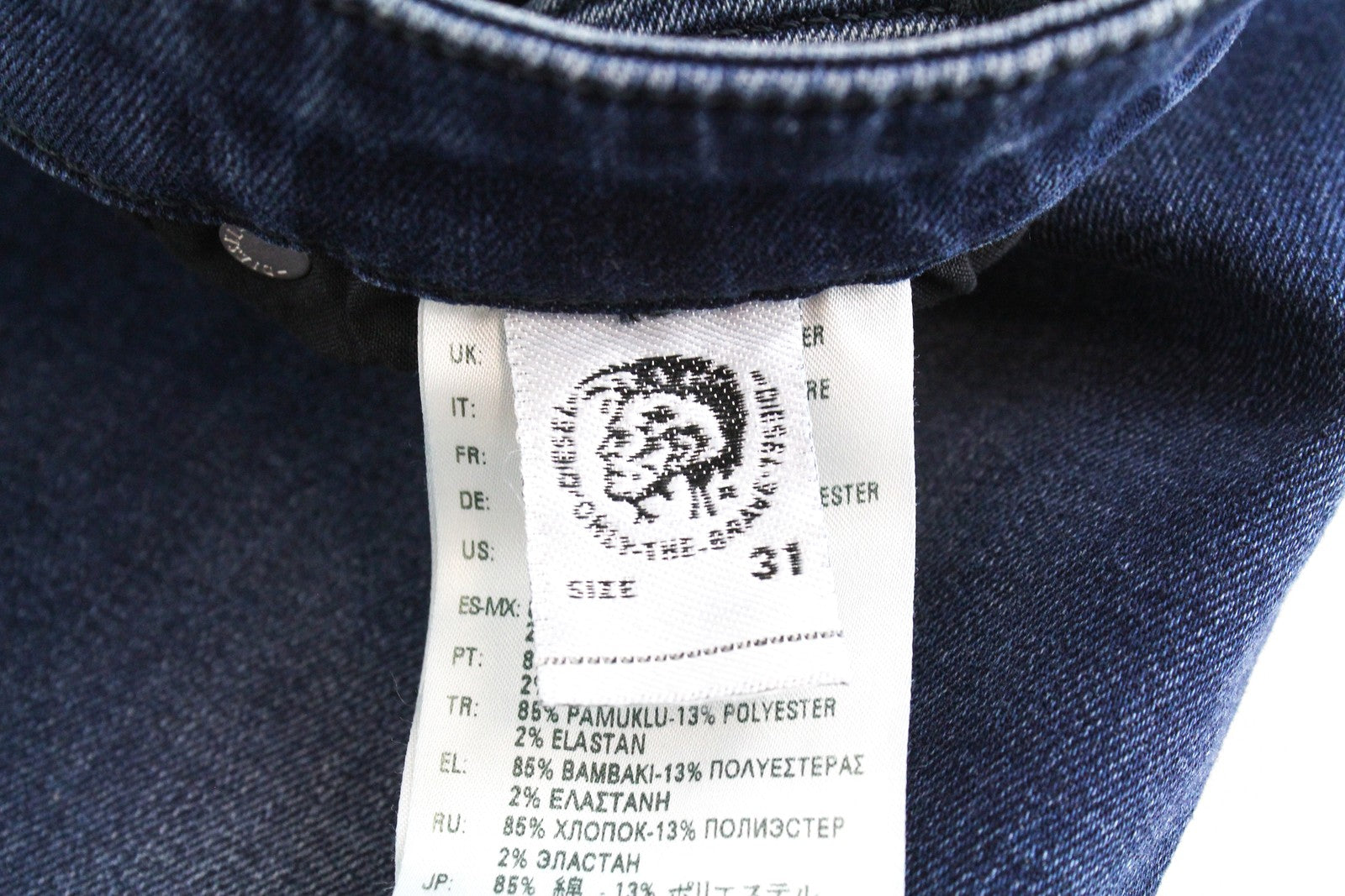 DIESEL Babhila 083AE Women's W31/L34 Dark Blue Skinny Fit Stretch Jeans