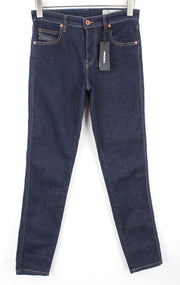 DIESEL Babhila 069CF Women's W27/L34 Blue Stretch Regular Slim Fit Jeans