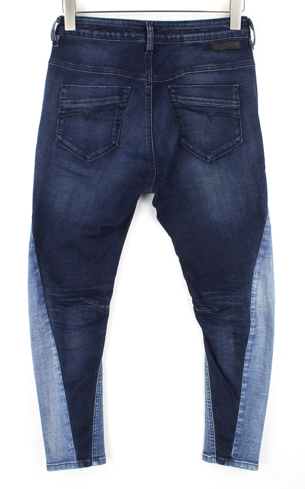 DIESEL Fayza-NE 0667A Women's W25 Boyfriend Blue Jogg Jeans Zip Low Crotch