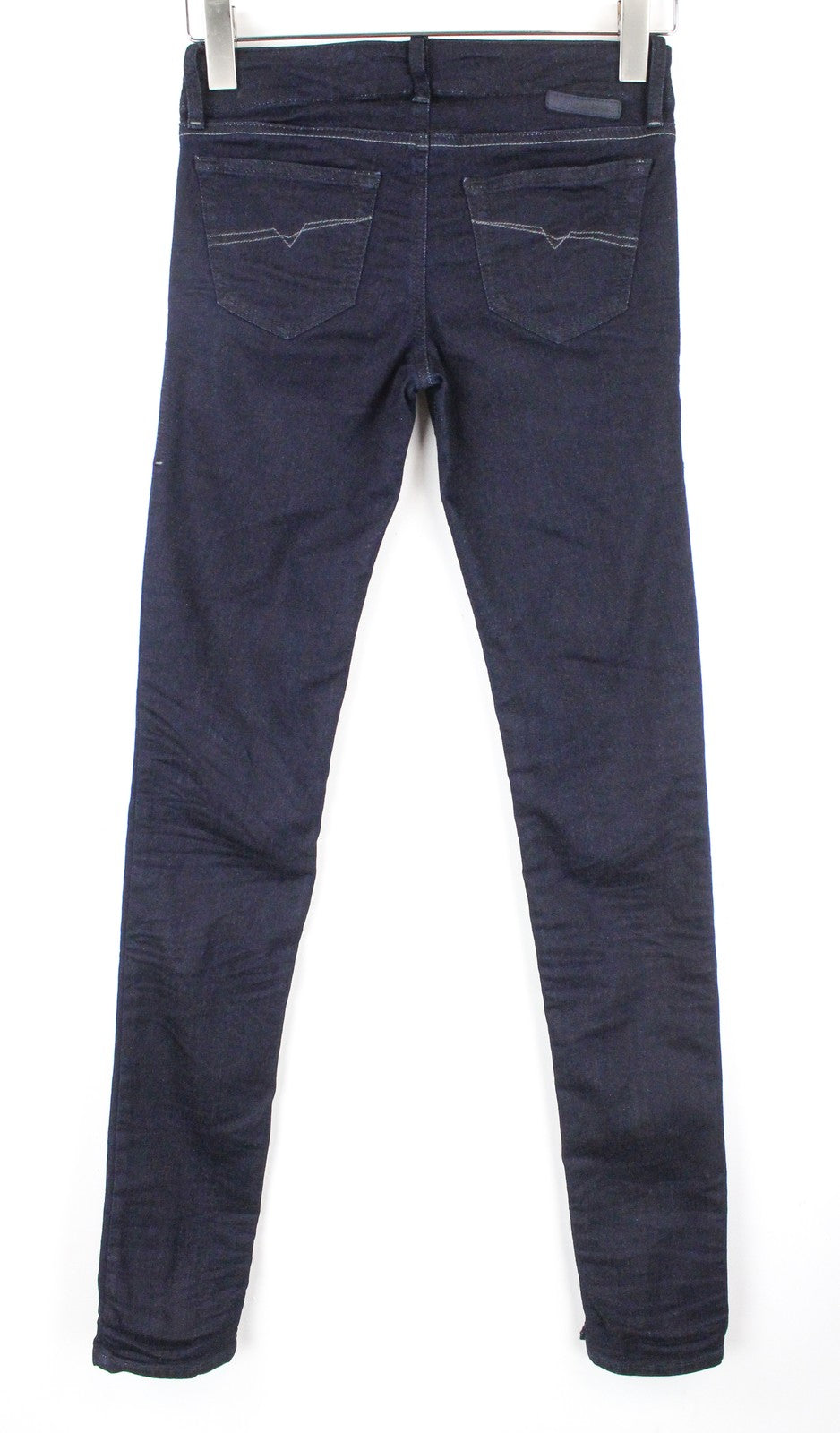 DIESEL Grupee-NE 0600V Women's W25 Blue Jogg Sweat Jeans Slim Skinny Stretch